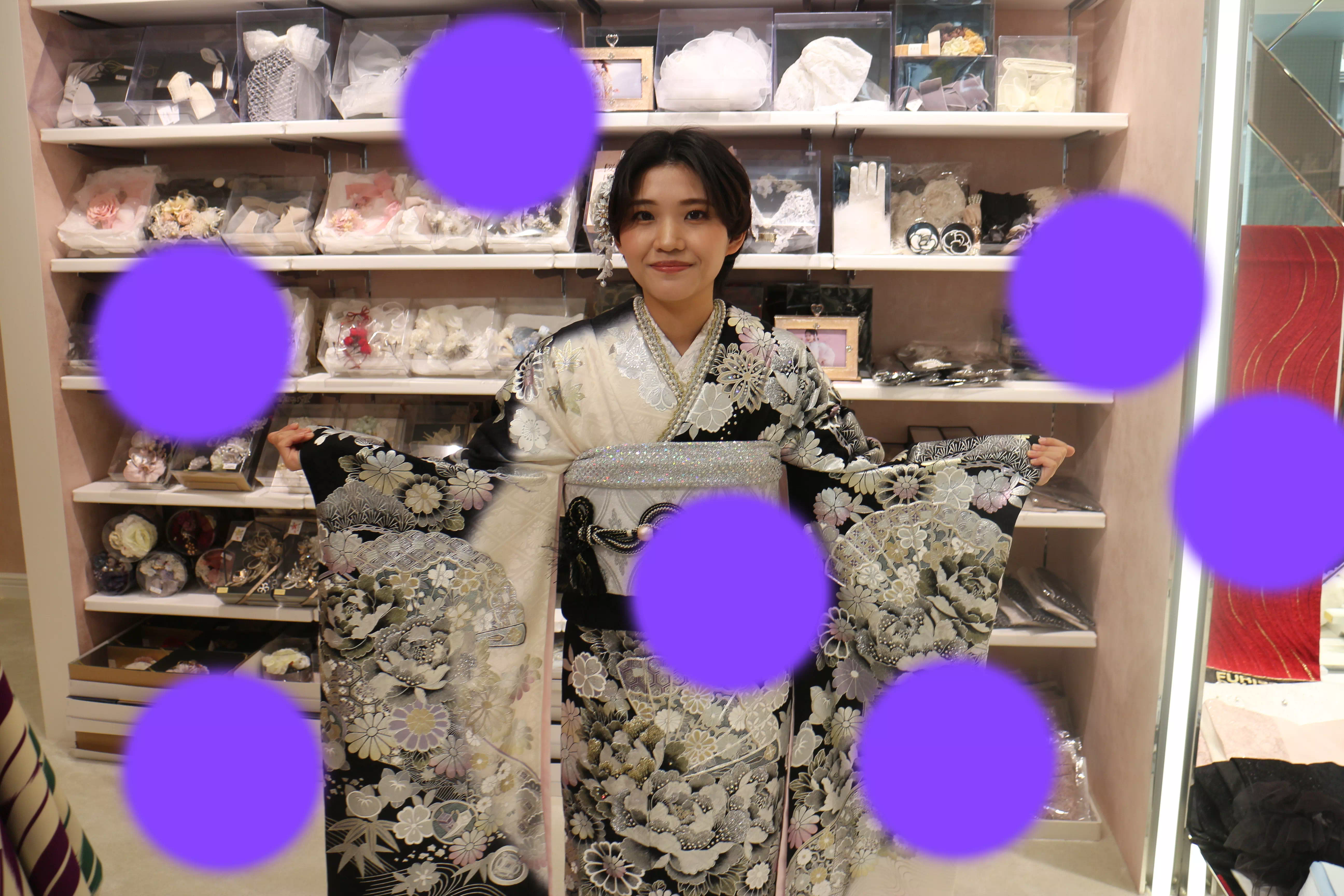 TAKAZEN神戸店　前撮り撮影会　イマドキ　カワイイ　コディネート　振袖　レンタル　袴　