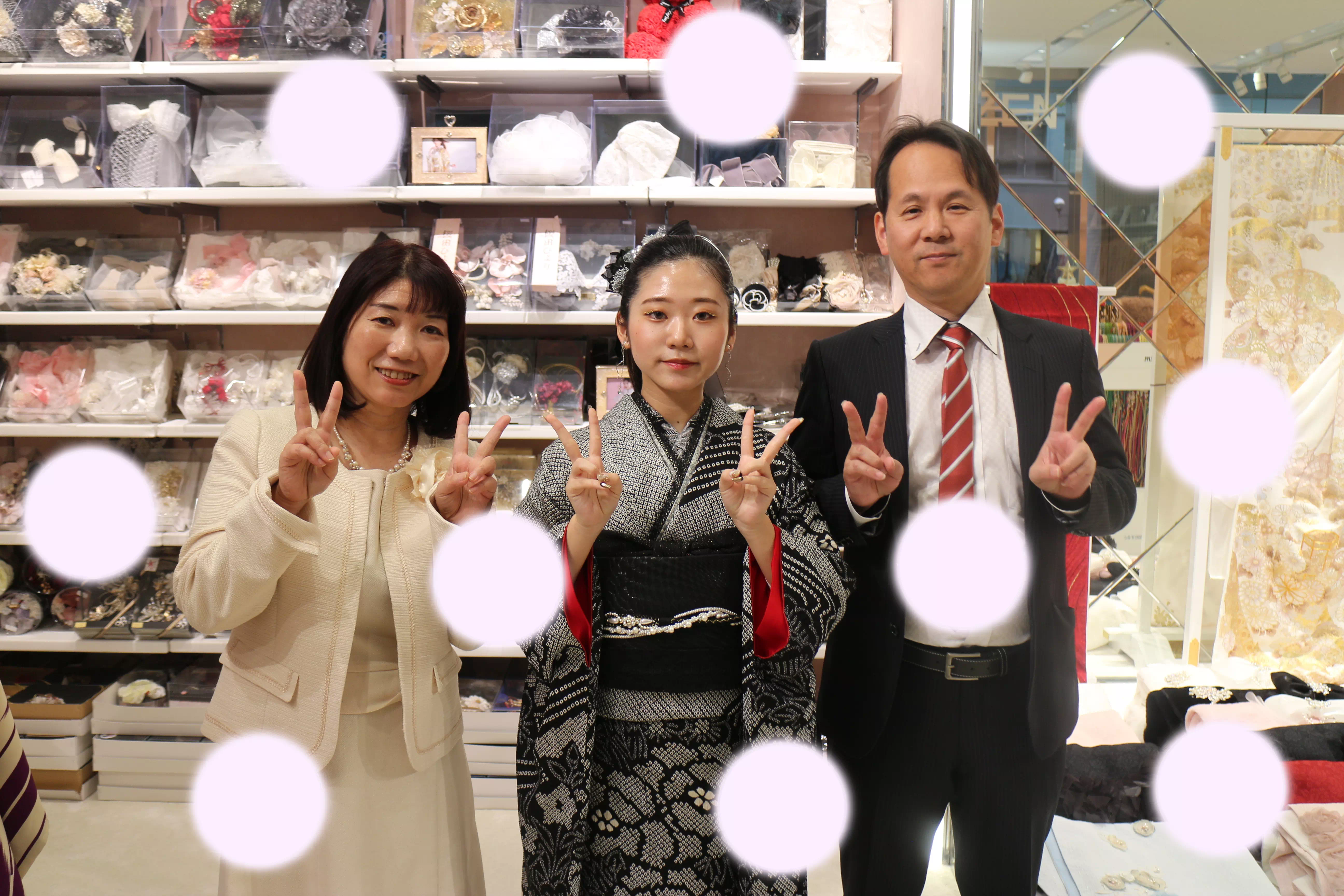 TAKAZEN神戸店　前撮り撮影会　イマドキ　カワイイ　コディネート　振袖　レンタル　袴　