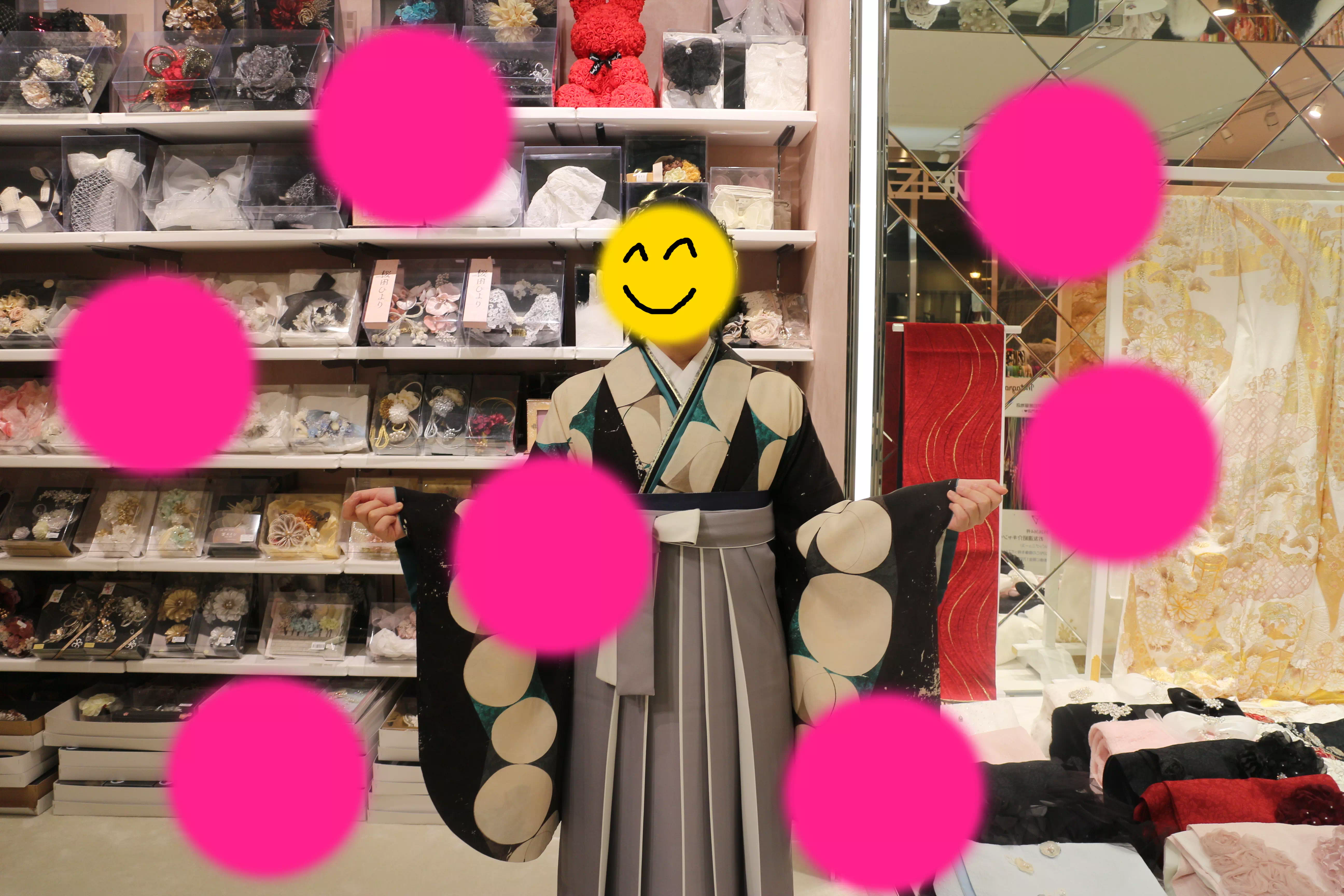 TAKAZEN神戸店　前撮り撮影会　イマドキ　カワイイ　コディネート　振袖　レンタル　袴　