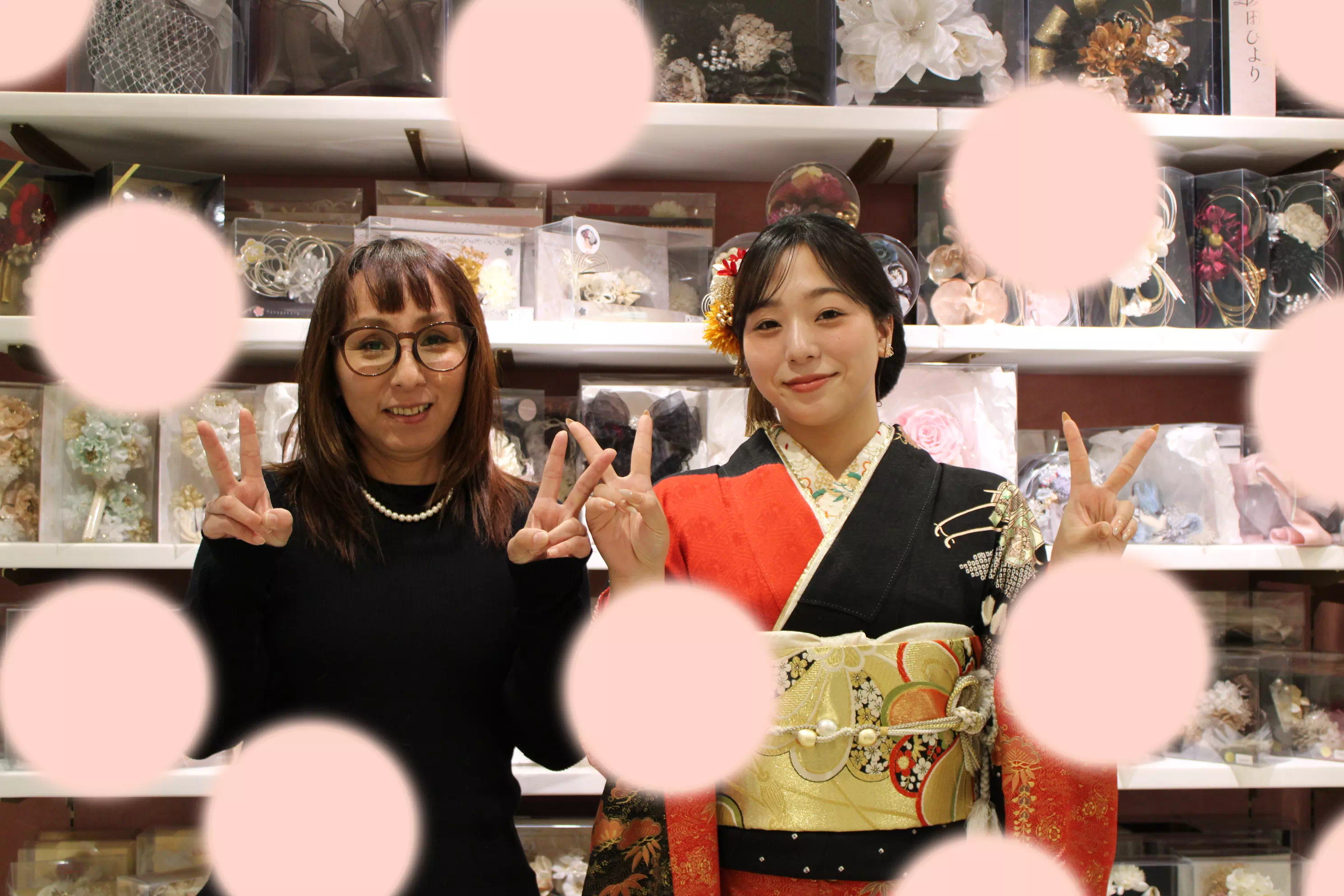 TAKAZEN姫路店　姫路市　成人式　卒業式　袴　振袖　イマドキ振袖　香音　