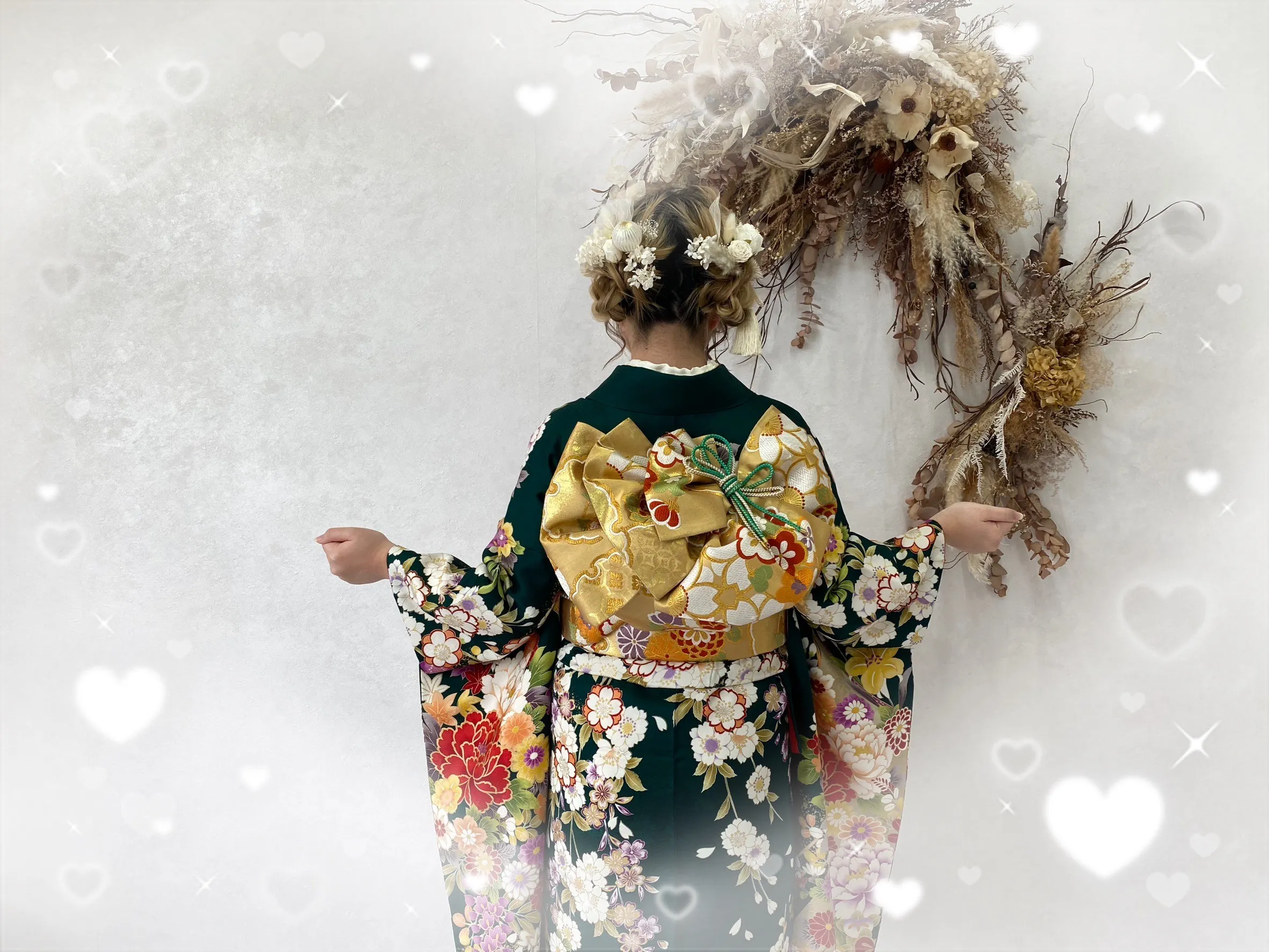 振袖　レンタル　前撮り　撮影会　可愛い　おしゃれ　かっこいい　イマドキ　くすみ　レトロ　安い