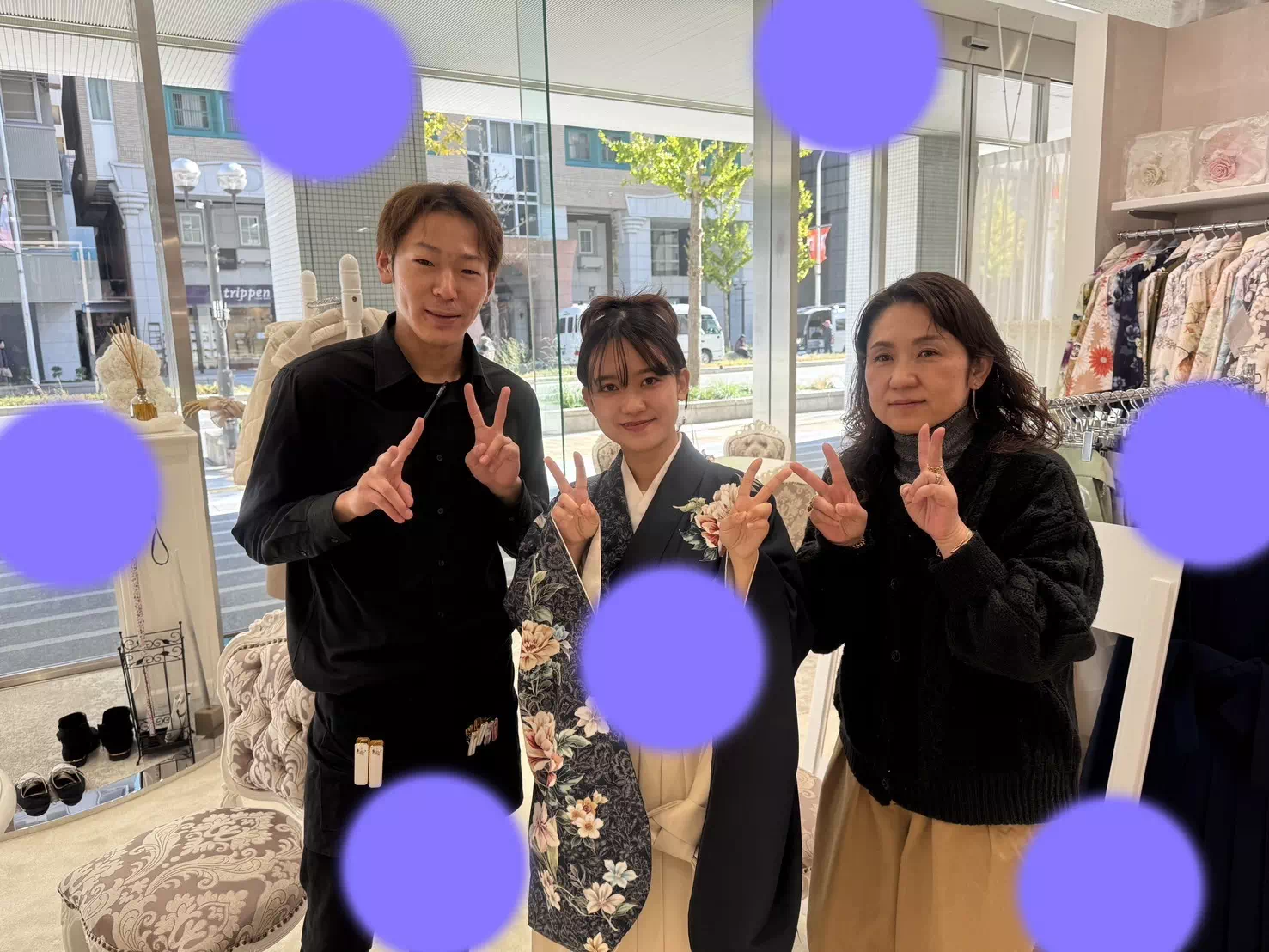 TAKAZEN神戸店　前撮り撮影会　イマドキ　カワイイ　コディネート　振袖　レンタル　袴　