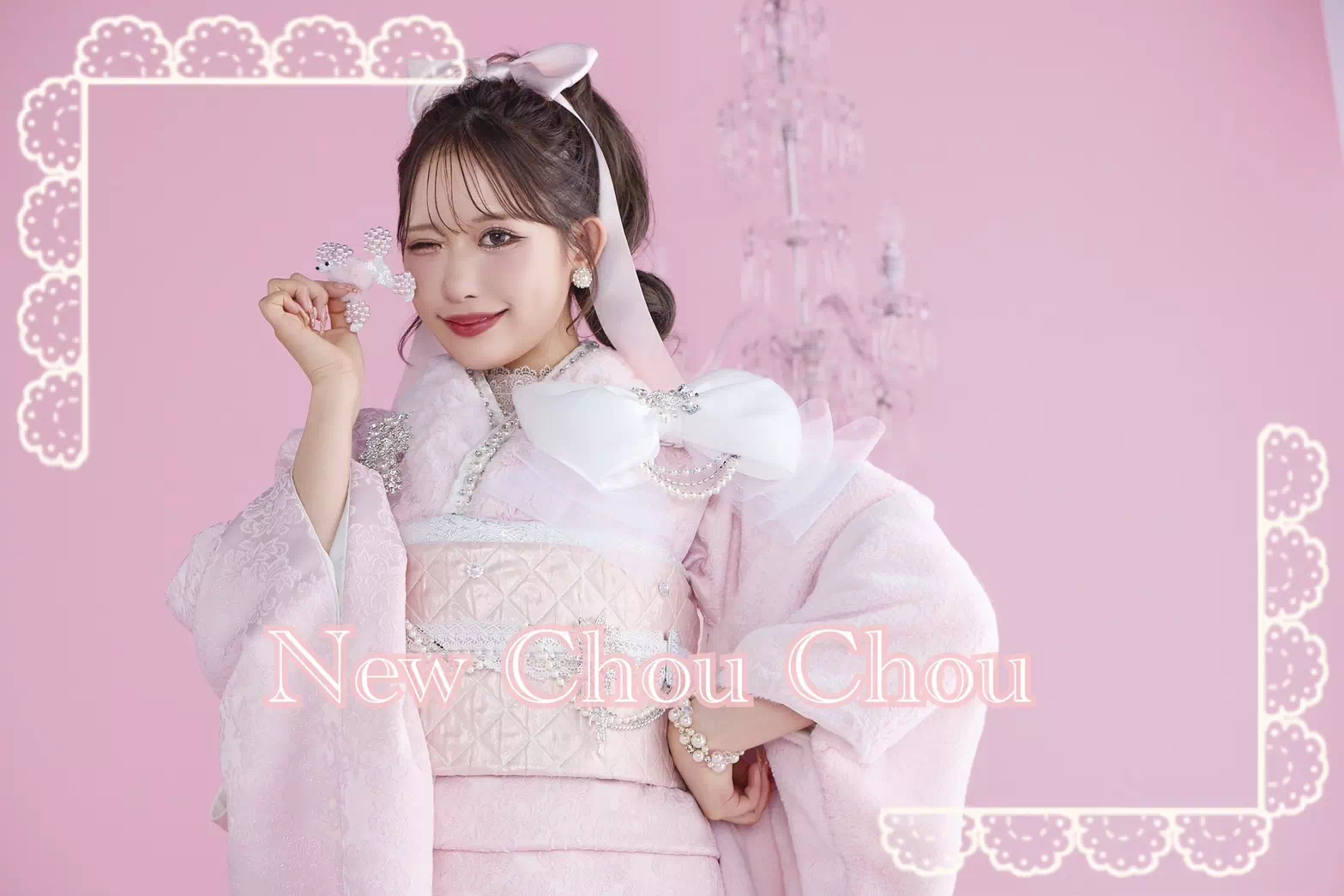TAKAZENオリジナル  被らない　かわいい　ふわふわ　目立つ　お姫様　リボン