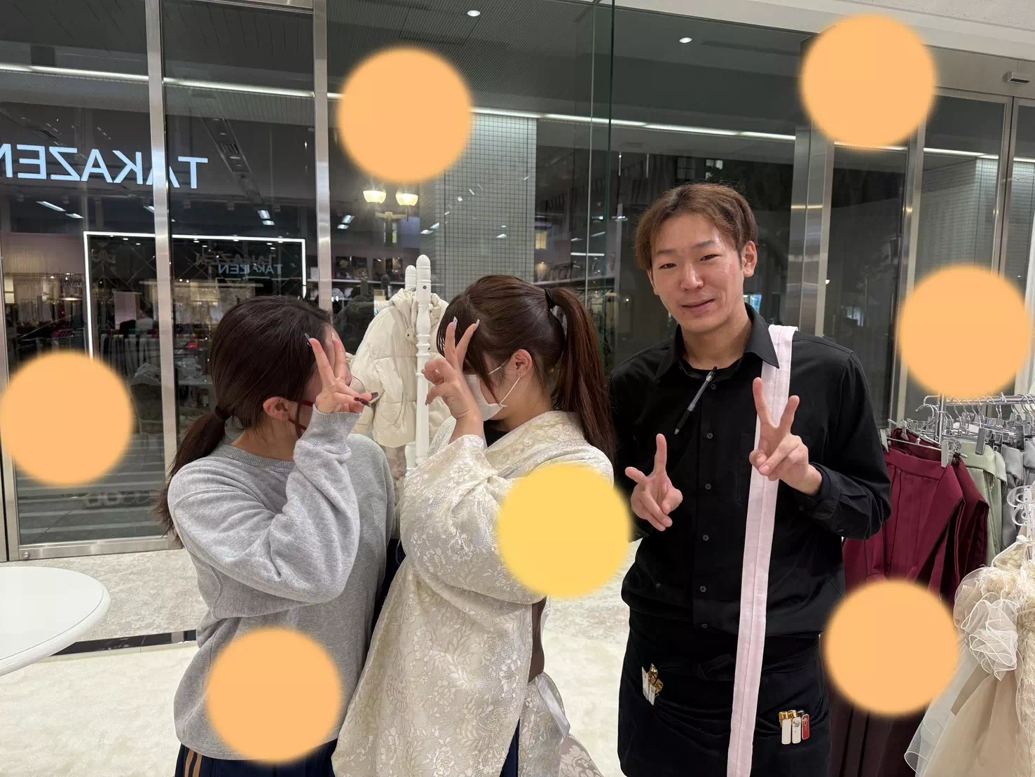 TAKAZEN神戸店　前撮り撮影会　イマドキ　カワイイ　コディネート　振袖　レンタル　袴　
