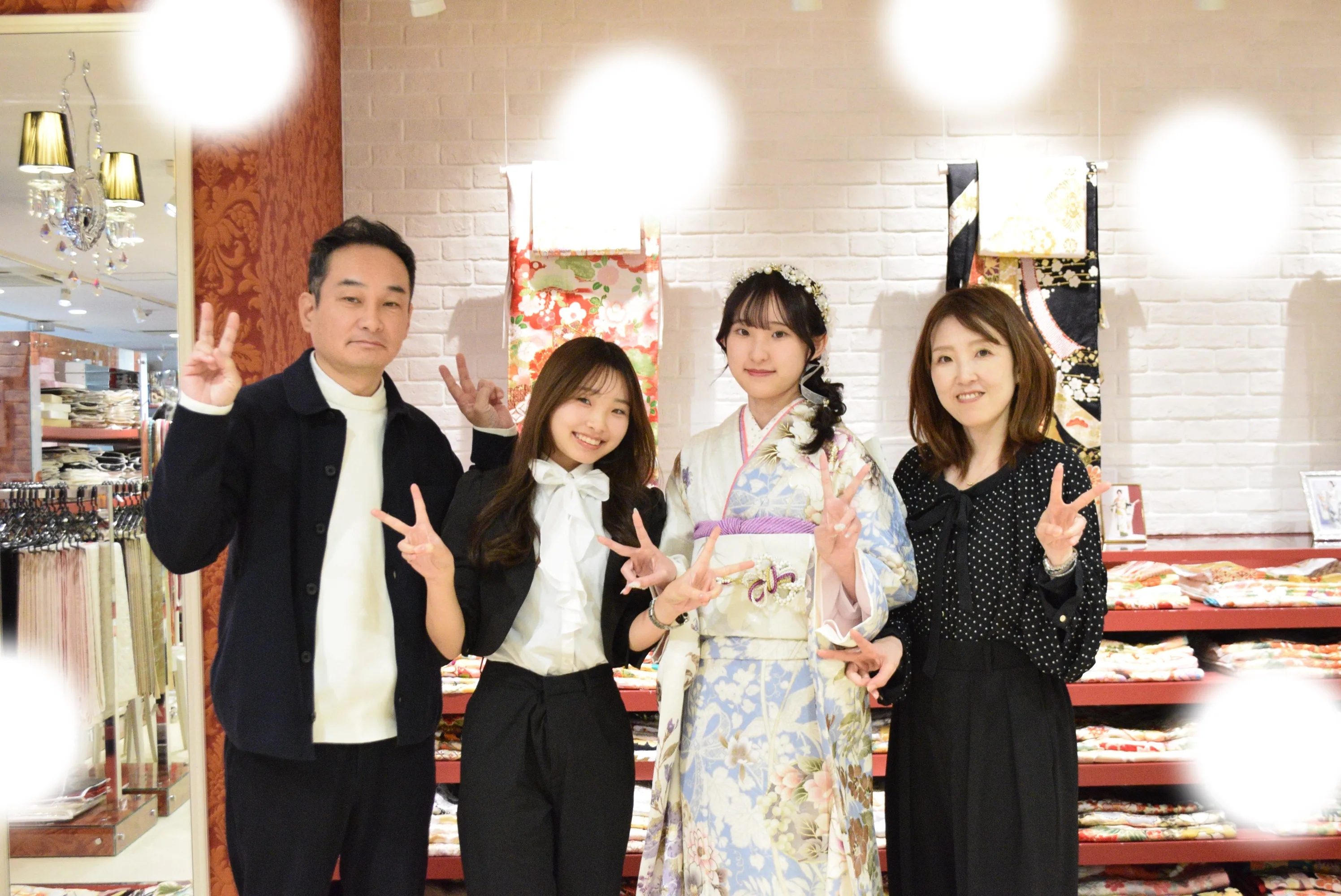 成人式　前撮り　梅田　振袖レンタル　袴レンタル　家族写真　前撮り撮影会