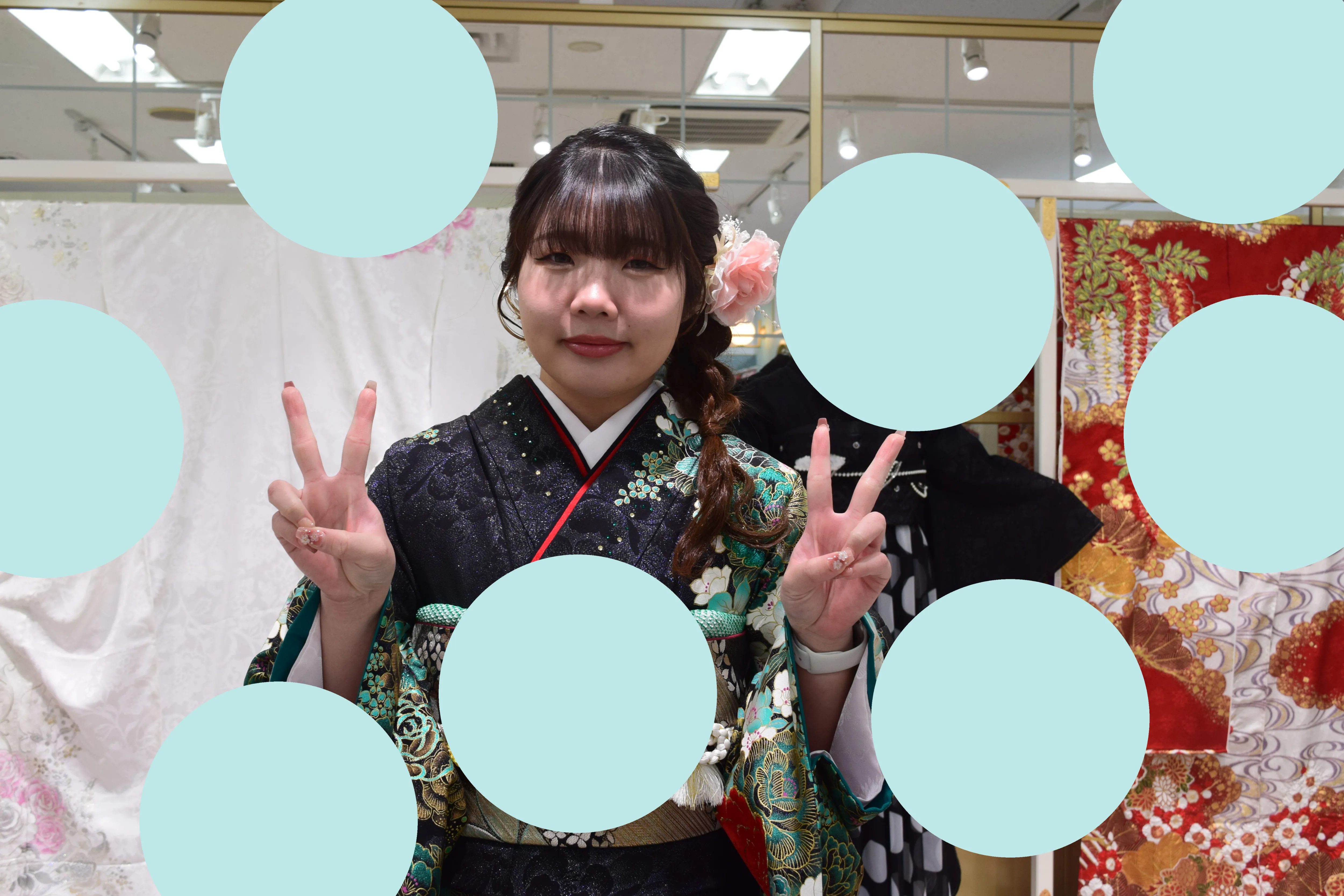 前撮り　振袖　撮影会　モード