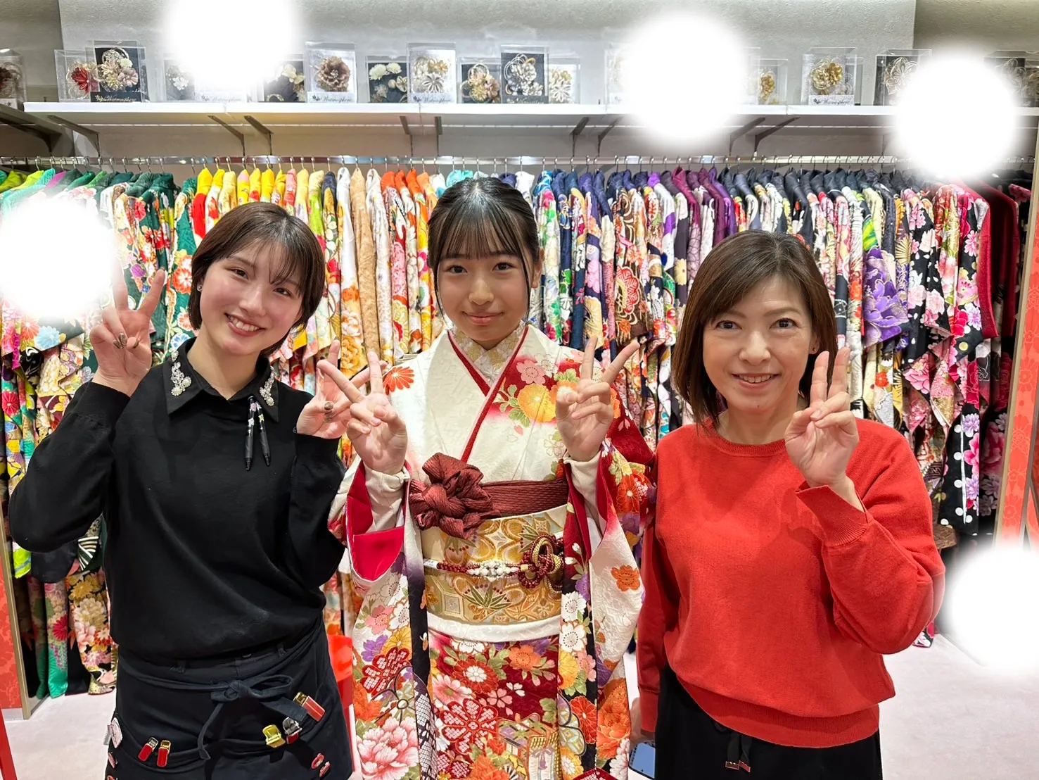 成人式　前撮り　梅田　振袖レンタル　袴レンタル　家族写真　前撮り撮影会