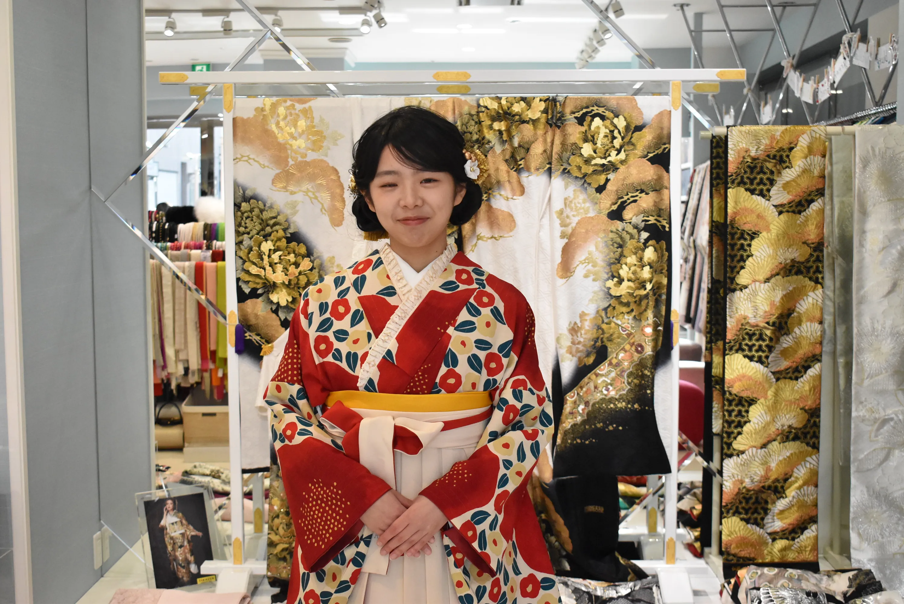 袴　前撮り撮影会　TAKAZEN堺店