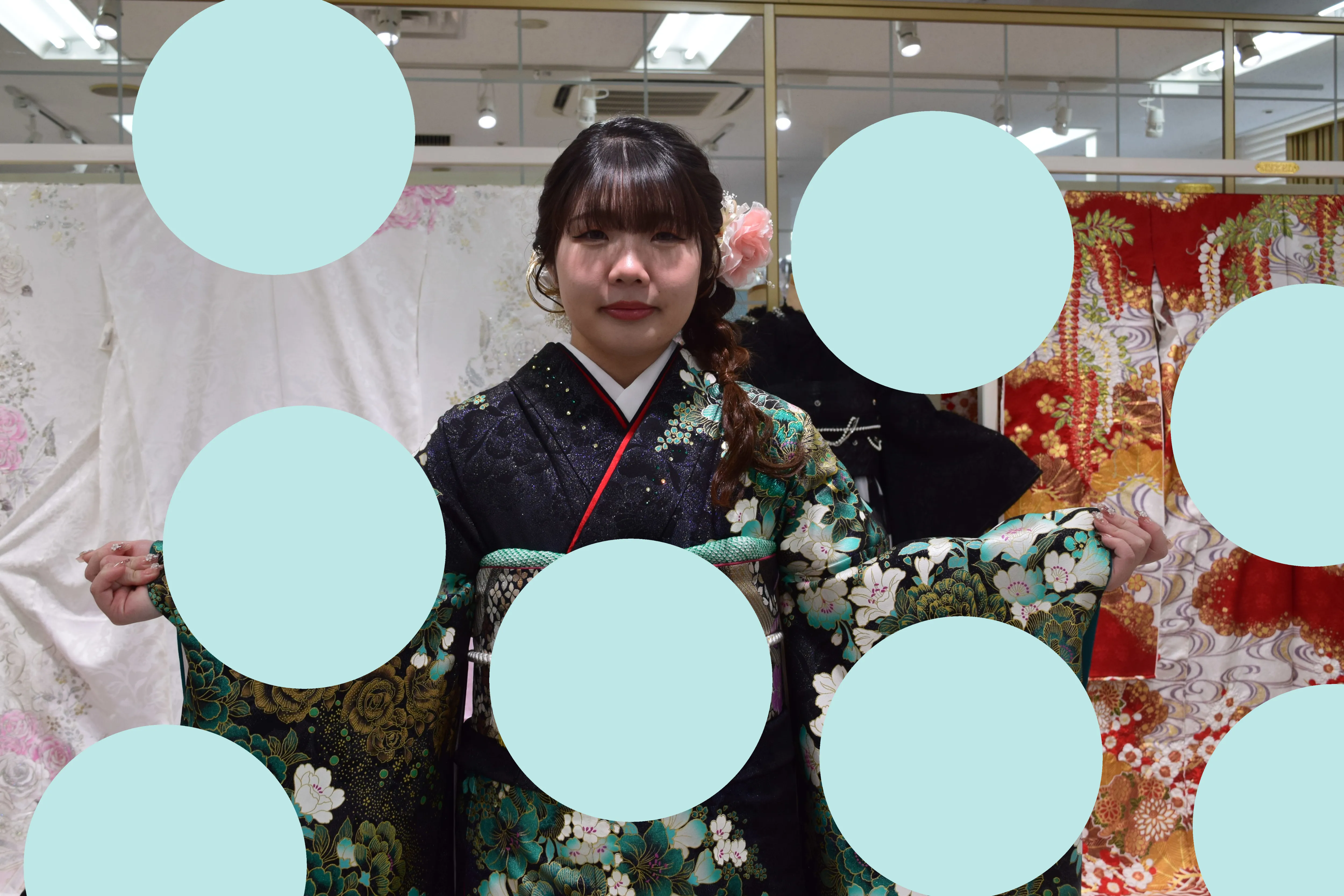 前撮り　振袖　撮影会　モード