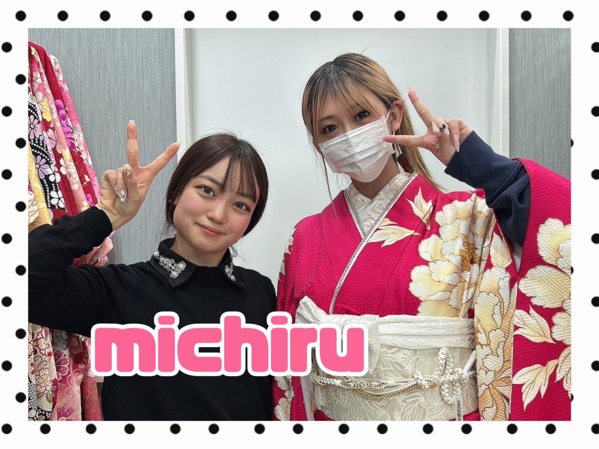 【TAKAZEN橿原店】11日♡2026年成人のピンク色のかわいい古典柄お振袖姫ちゃん♡