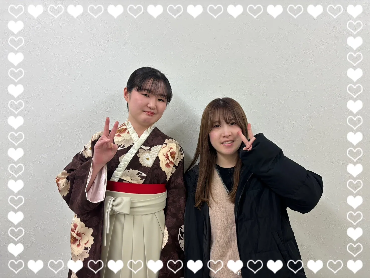 卒業式　袴　前撮り撮影会　ブラウン　かわいい　くすみ　イマドキ