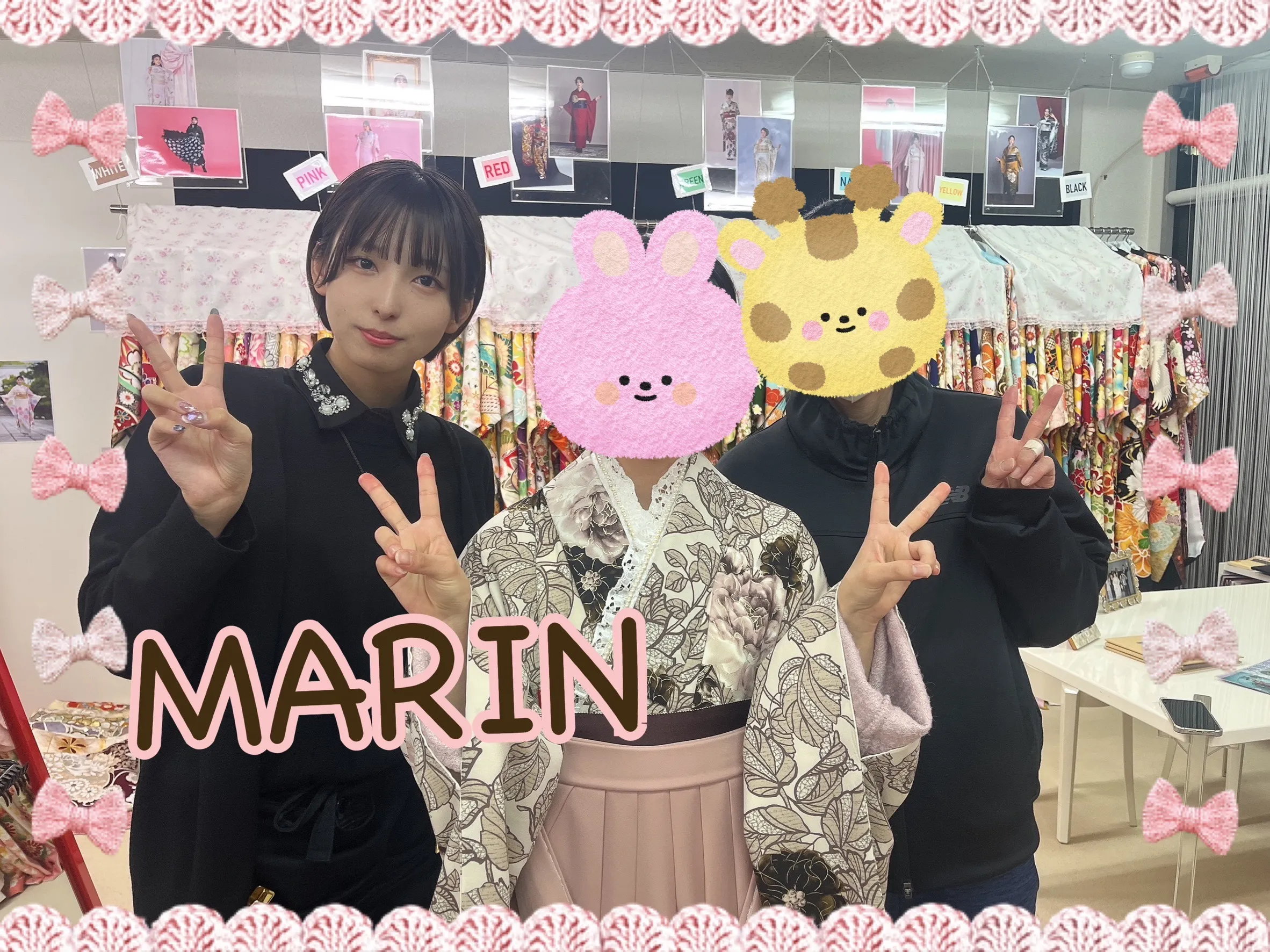 【TAKAZEN奈良店】2日♡レースがとおてもお似合いで女の子らしいくすみでコーディネートし袴姫ちゃん♡