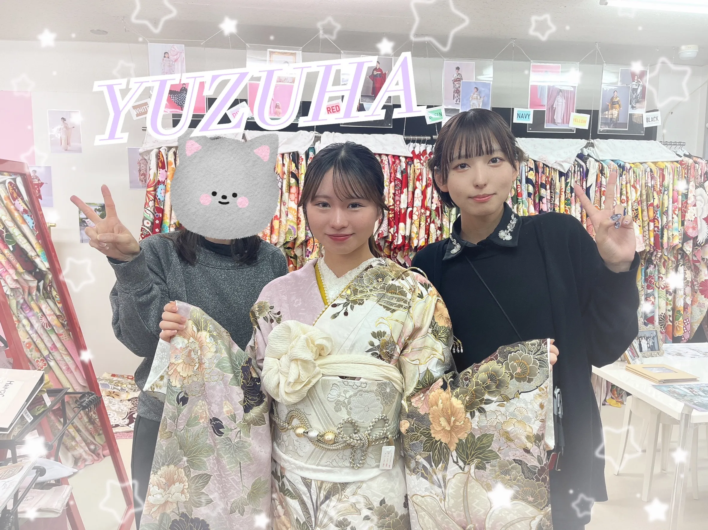 振袖　レンタル　奈良　格安くすみカラー古典　ダスティーピンク　ユリ柄　大柄　ブーツスタイル　お洒落