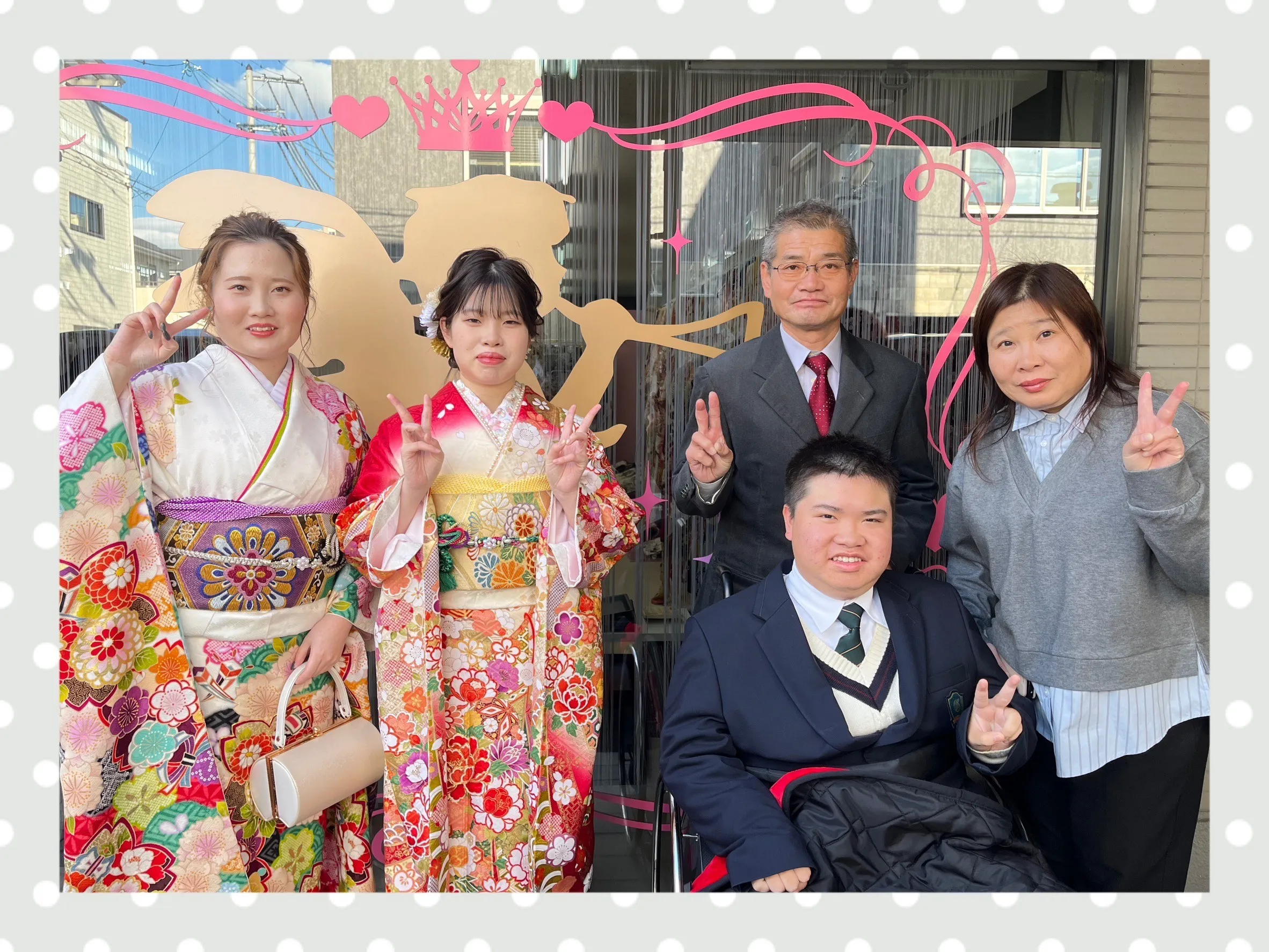 成人式　振袖　前撮り撮影会　奈良　可愛い　赤古典　綺麗　お上品　華やか　小花柄　はんなり