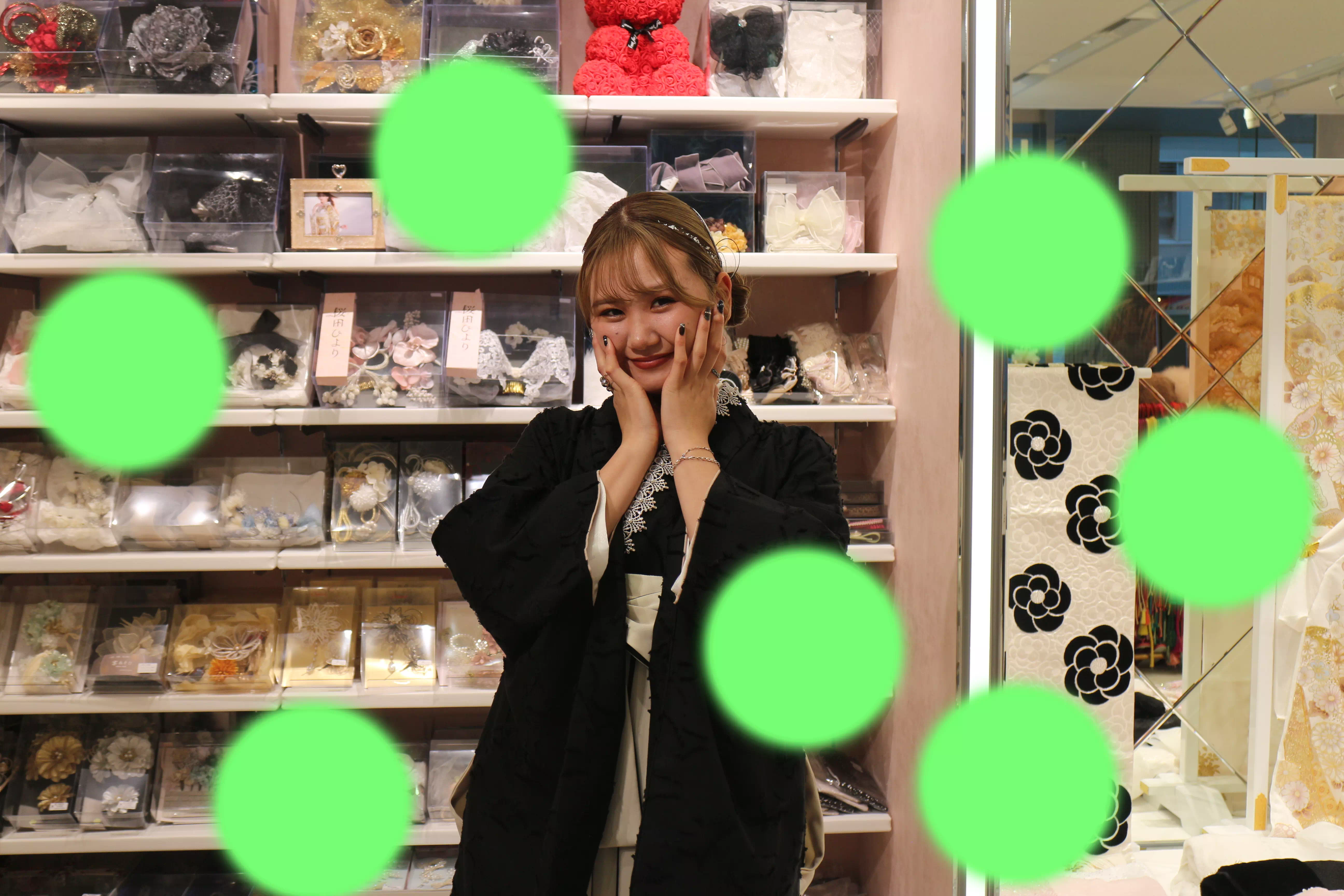 TAKAZEN神戸店　前撮り撮影会　イマドキ　カワイイ　コディネート　振袖　レンタル　袴　