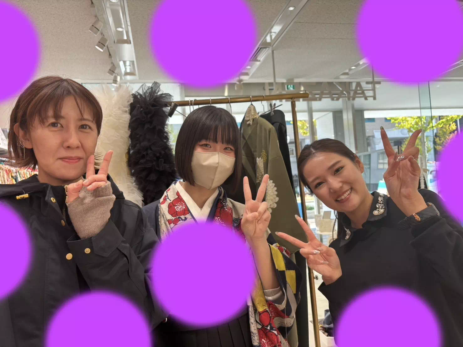 TAKAZEN神戸旧居留地店　前撮り撮影会　卒業式　袴　古典　イマドキ　カワイイ　コディネート