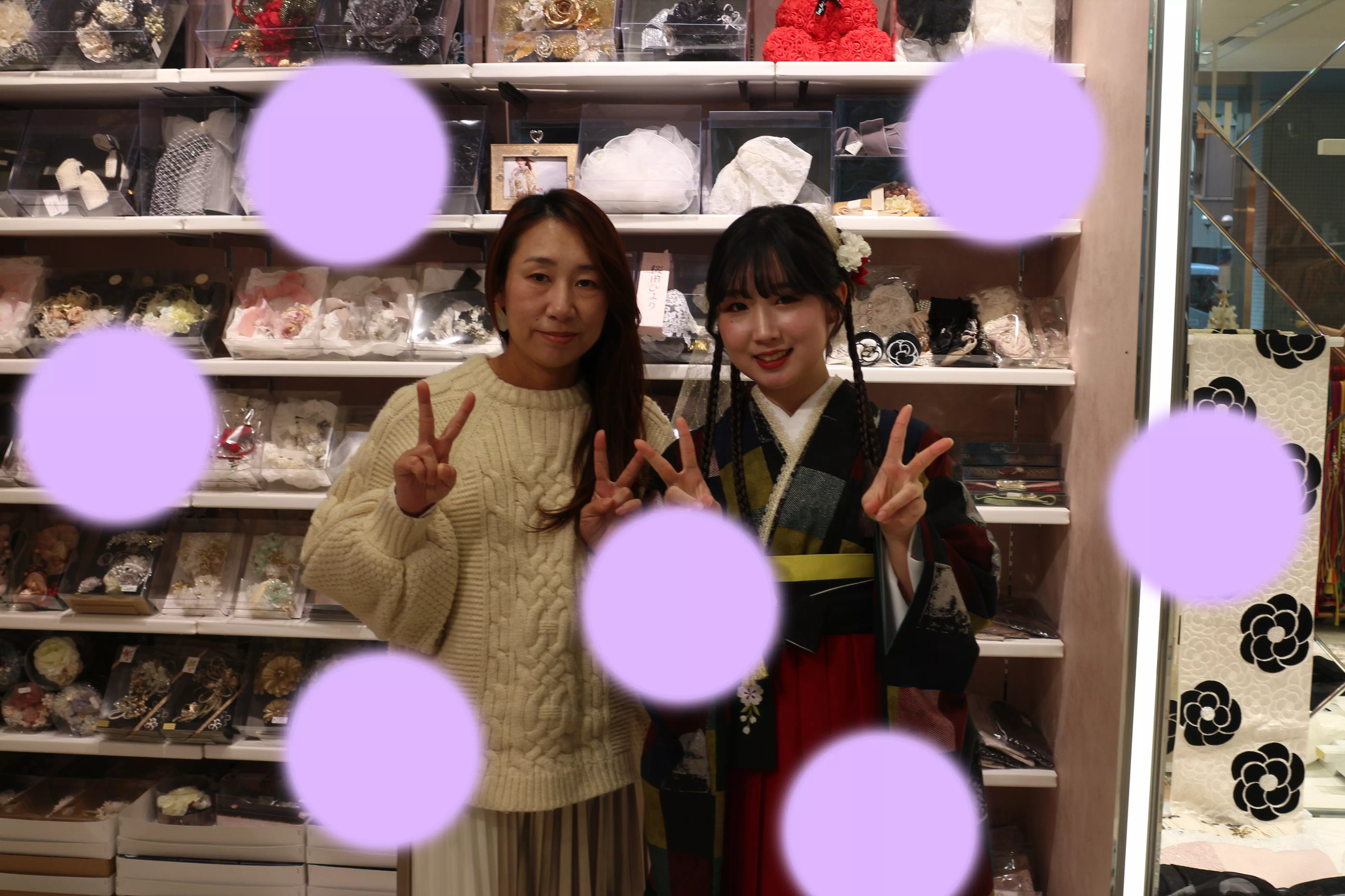 TAKAZEN神戸店　前撮り撮影会　イマドキ　カワイイ　コディネート　振袖　レンタル　袴　