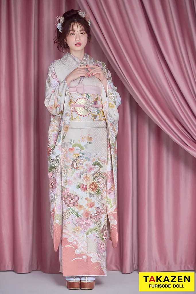 振袖　レンタル　可愛い　おしゃれ　かっこいい　イマドキ　くすみ　写真　妹割