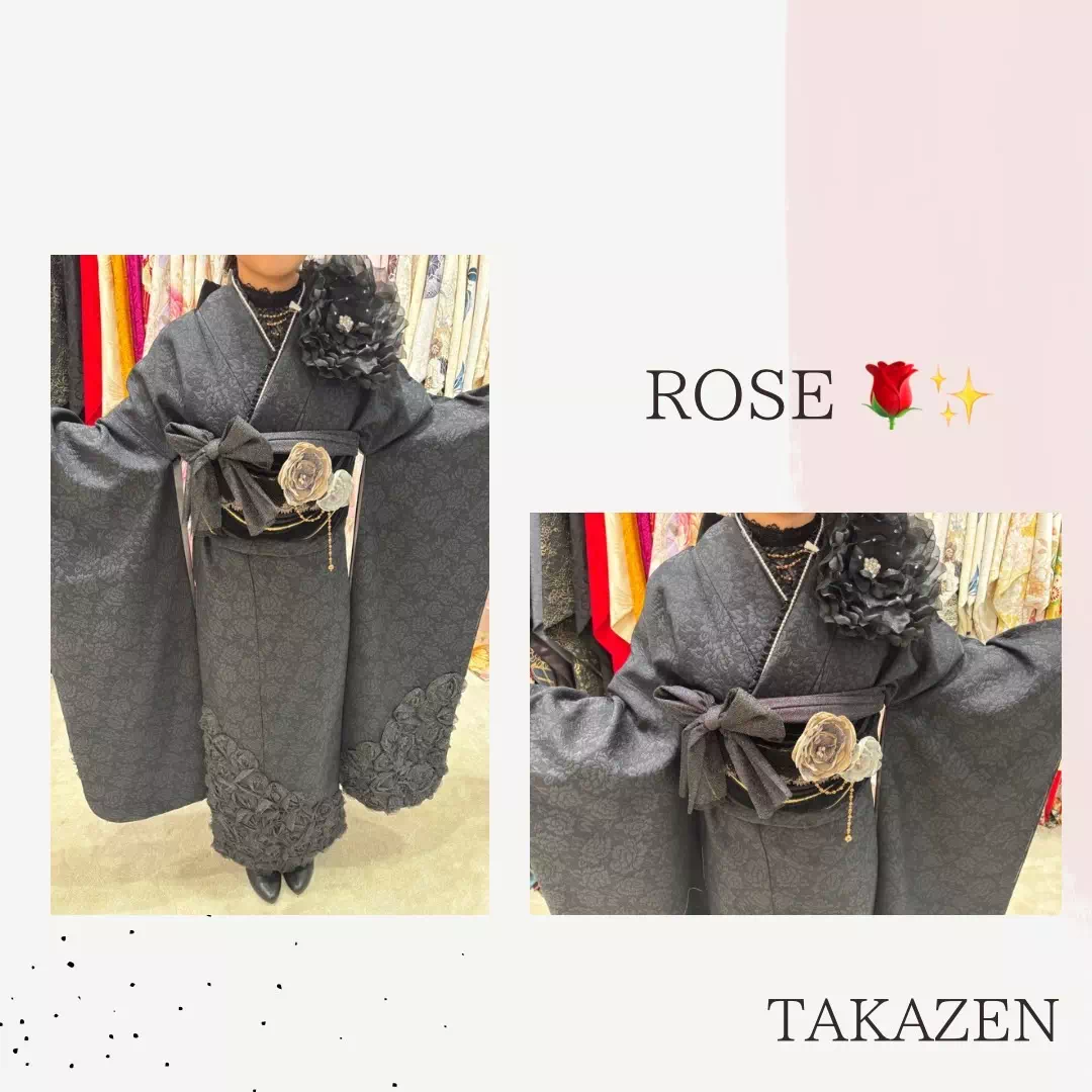 TAKAZEN神戸旧居留地店　前撮り撮影会　イマドキ　カワイイ　コディネート　振袖　レンタル　袴　オススメ