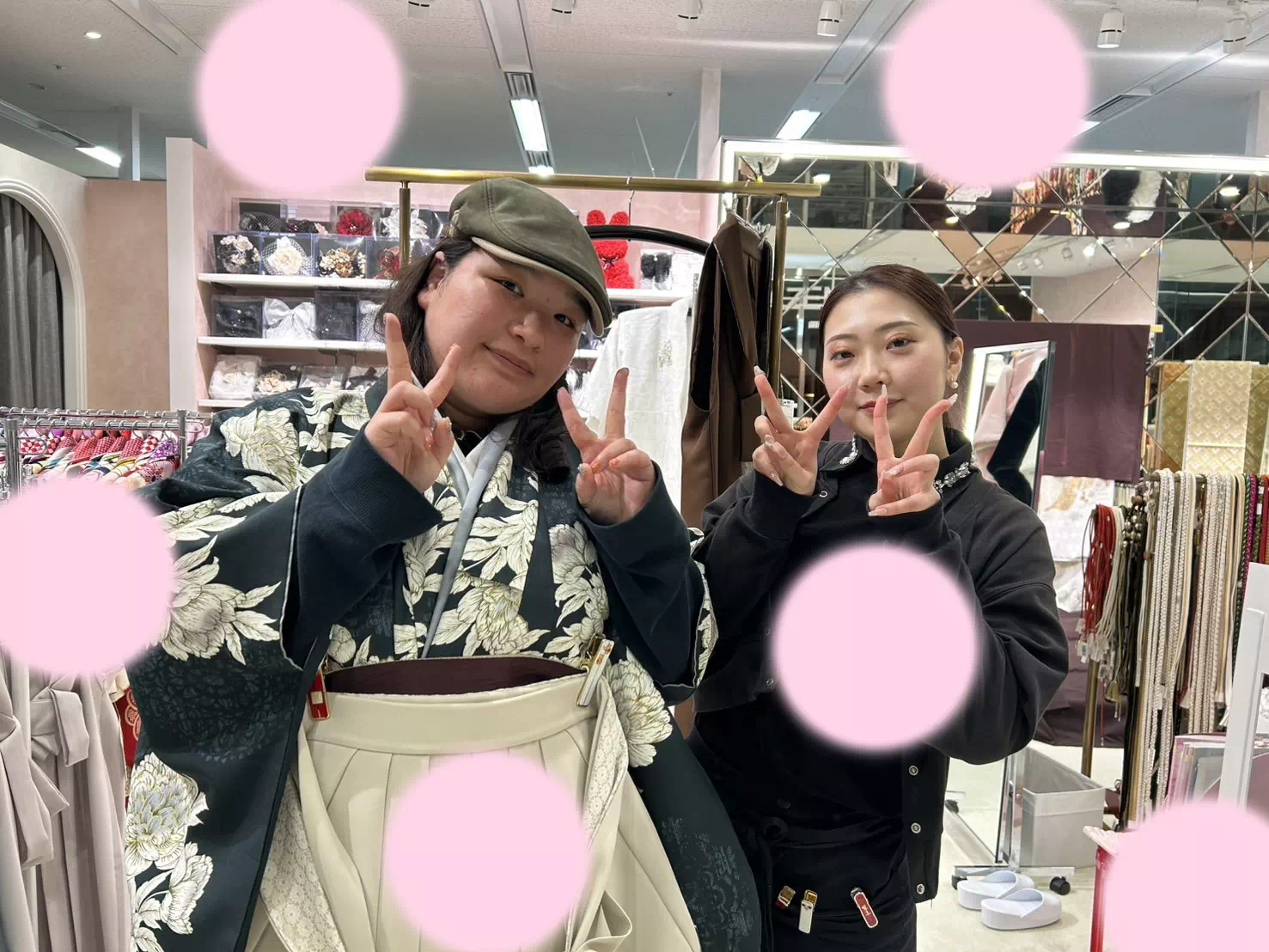 TAKAZEN神戸店　前撮り撮影会　イマドキ　カワイイ　コディネート　振袖　レンタル　袴　