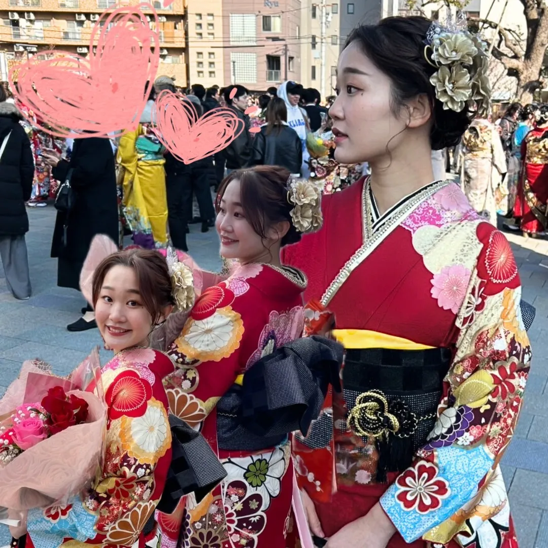 お客様　成人式　振袖　タカゼン