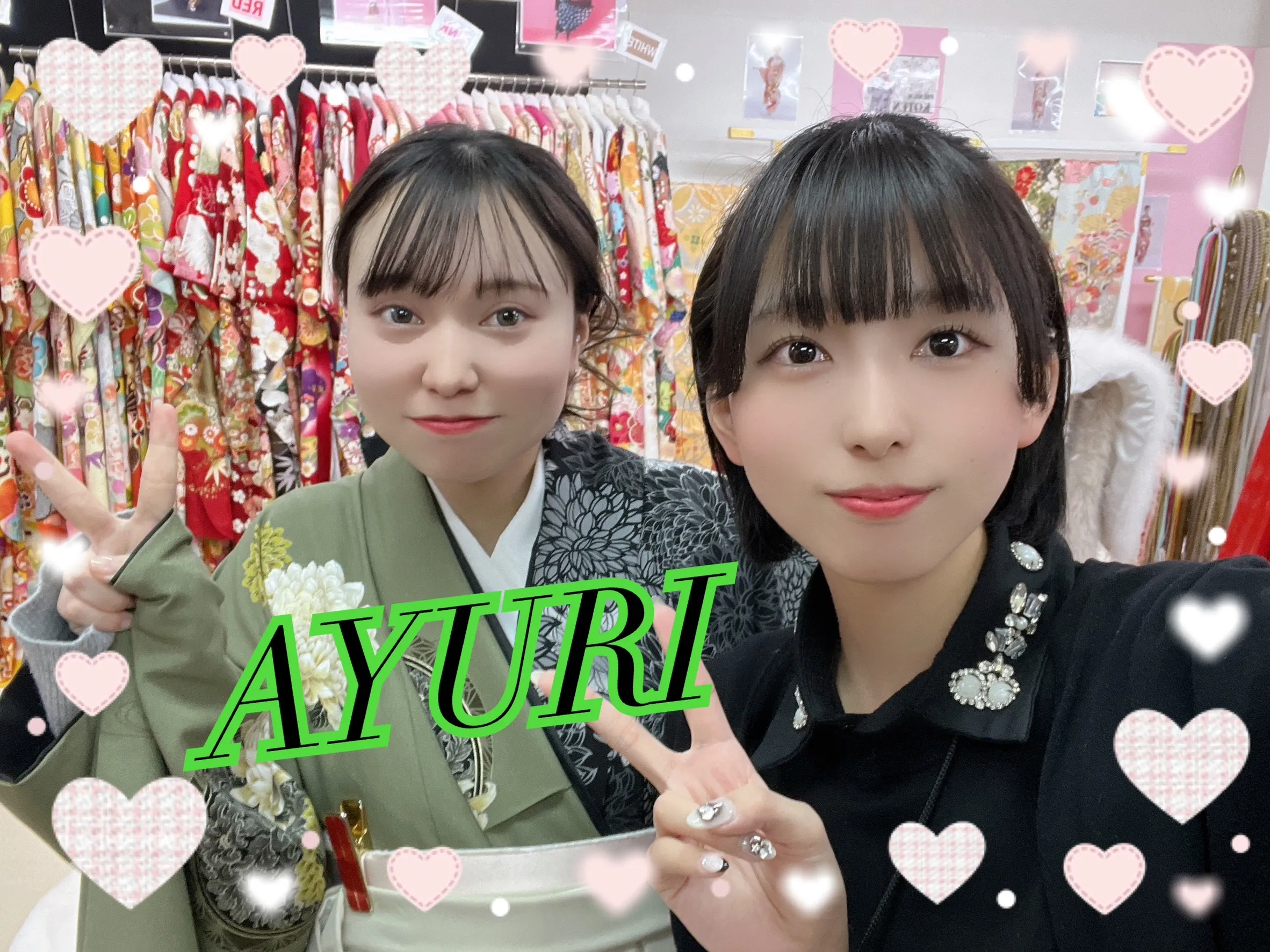 【TAKAZEN奈良店】14日♡アンティーク調のバイカラーのデザインがオシャレな袴に決定した袴姫ちゃん♡