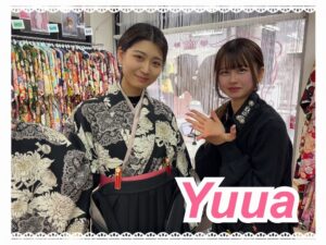 袴　前撮り撮影会　可愛い　おしゃれ　森七菜ブランド袴　白/黒　乱菊柄　ガーリー　おしゃれ　かわいい　今どき　流行り【通販可】R23068