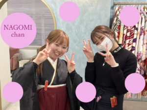 大阪　袴　袴レンタル　安い　人気　新作　おしゃれ　可愛い　流行　無地　黒　シンプル　かっこいい