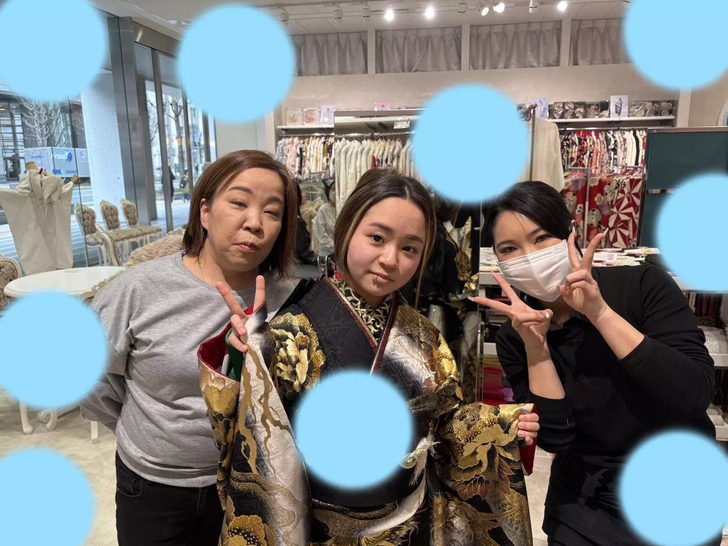 TAKAZEN神戸店　前撮り撮影会　イマドキ　カワイイ　コディネート　振袖　レンタル　袴　