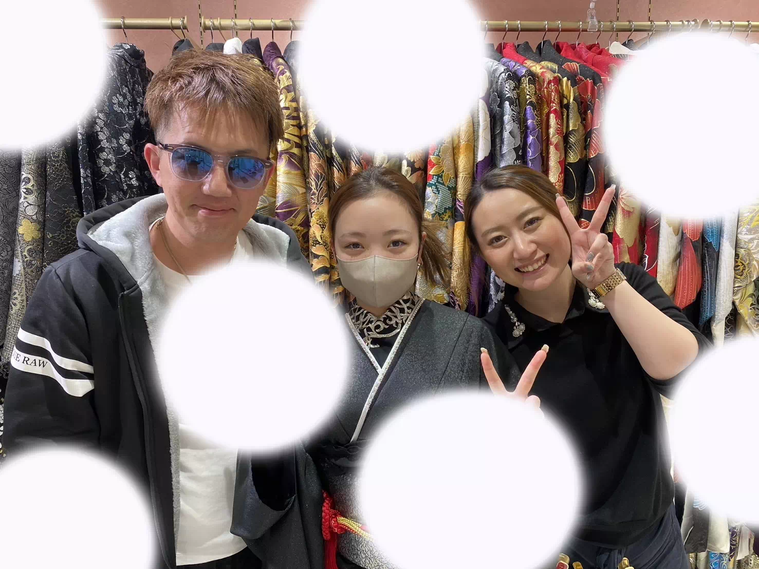 【TAKAZEN姫路店】♡2日　レトロでおしゃれな黒無地振袖が可愛い2026年成人姫路市振袖レンタル姫ちゃん♡