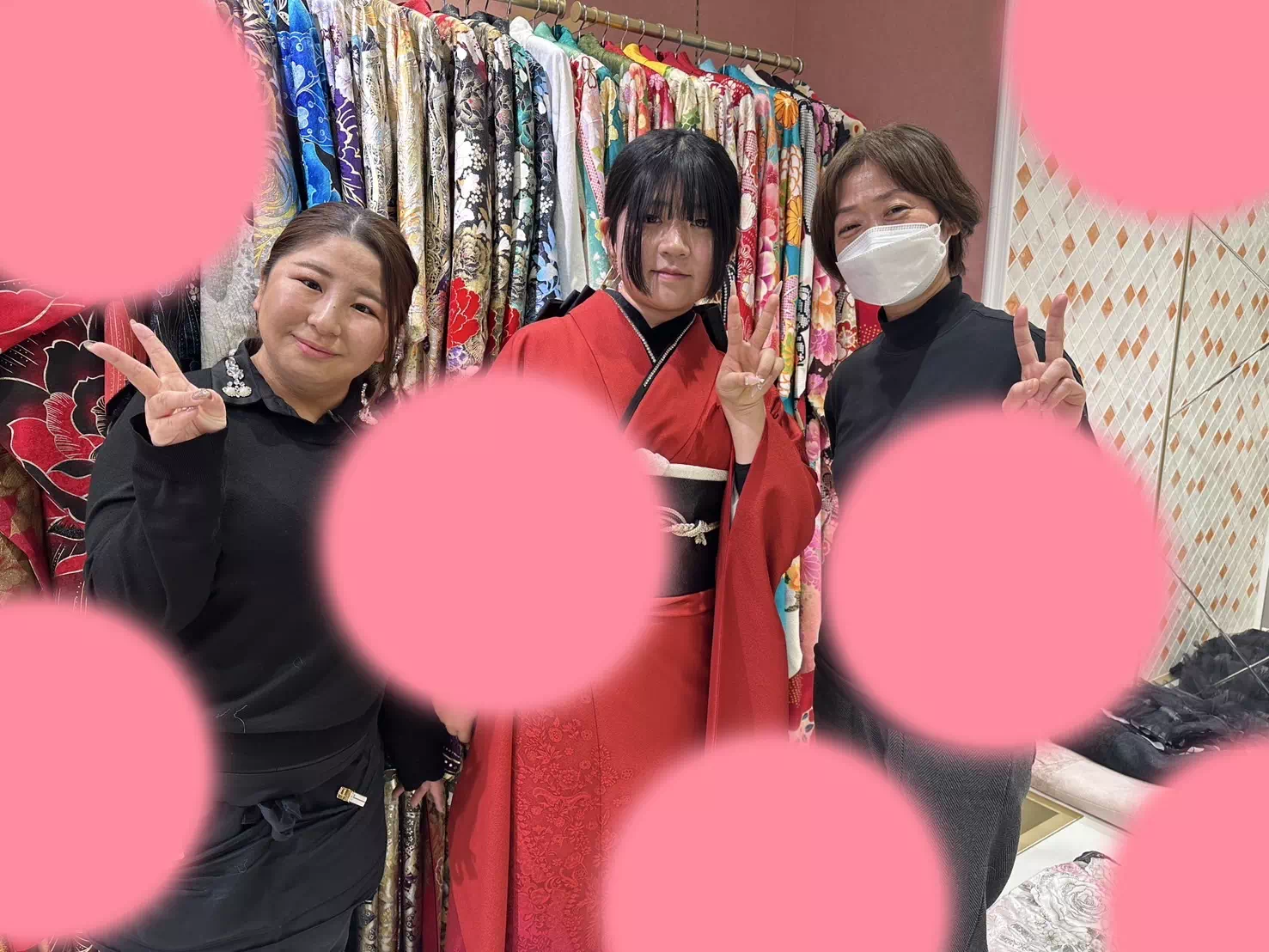 【TAKAZEN姫路店】♡9日　ヴィンテージスタイルの赤無地振袖がかっこいい姫路市振袖レンタル姫ちゃん♡
