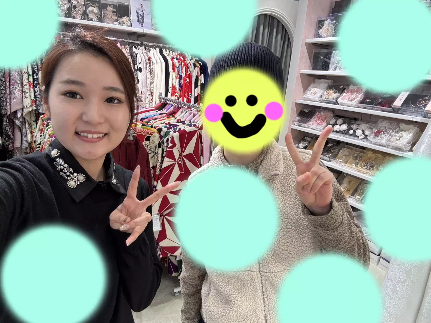TAKAZEN神戸旧居留地店　前撮り撮影会　イマドキ　カワイイ　コディネート　振袖　レンタル　袴　　持込み　ママ振り