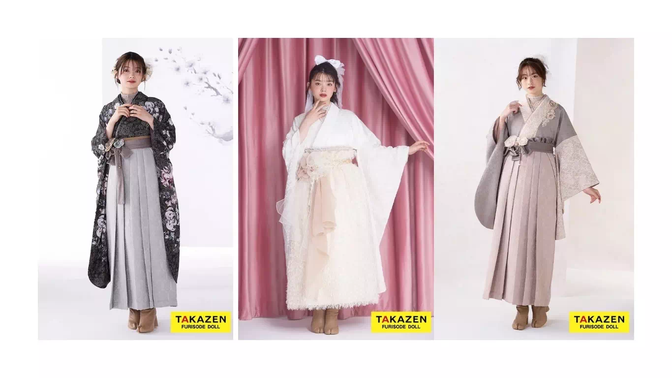 【TAKAZEN神戸旧居留地店】♡本日はイマドキなオシャレで可愛い袴コーデのご紹介♡