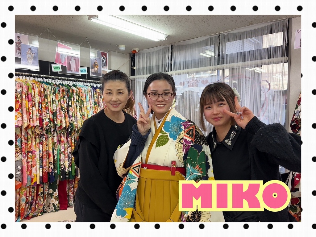 【TAKAZEN奈良店】25日♡奈良市からお越しの個性的でかっこいい！オシャレな袴姫ちゃん♡