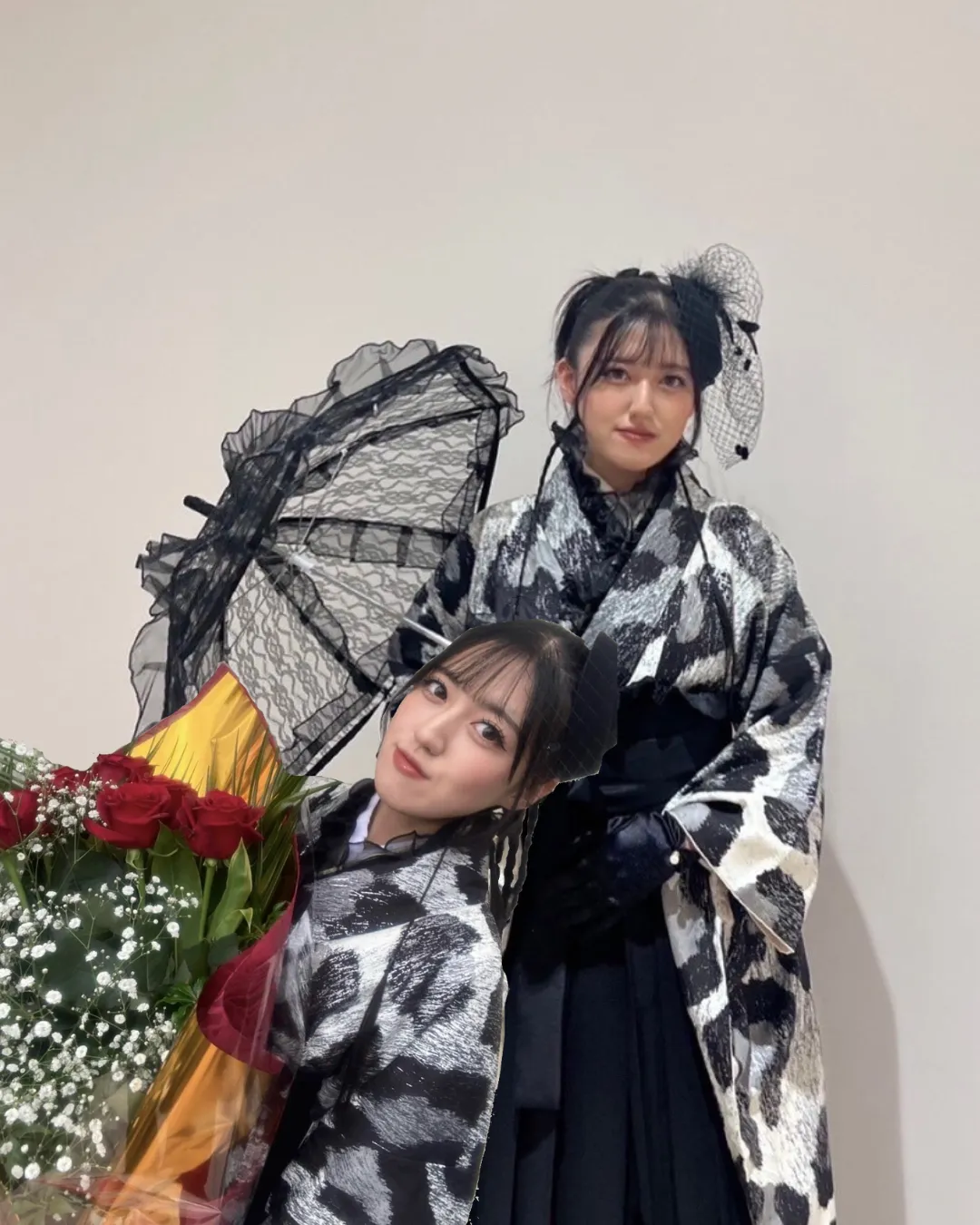 袴　振袖　レンタル　可愛い　おしゃれ　かっこいい　イマドキ　くすみ　写真　妹割