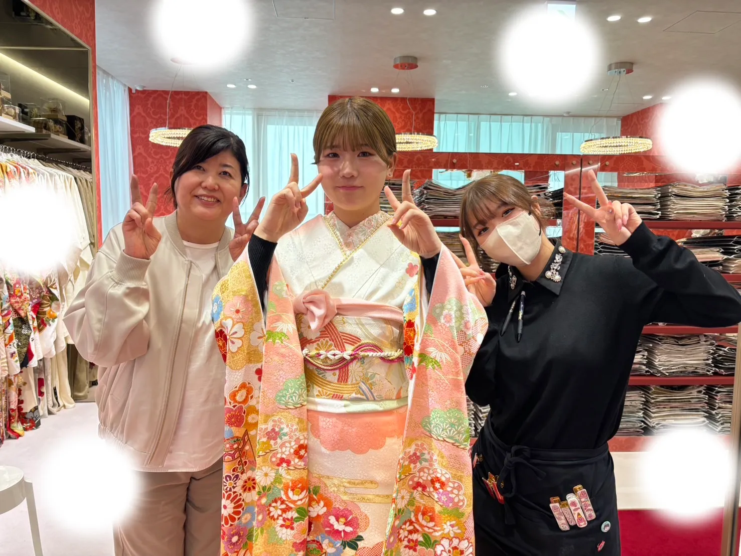 成人式　前撮り　梅田　振袖レンタル　古典
