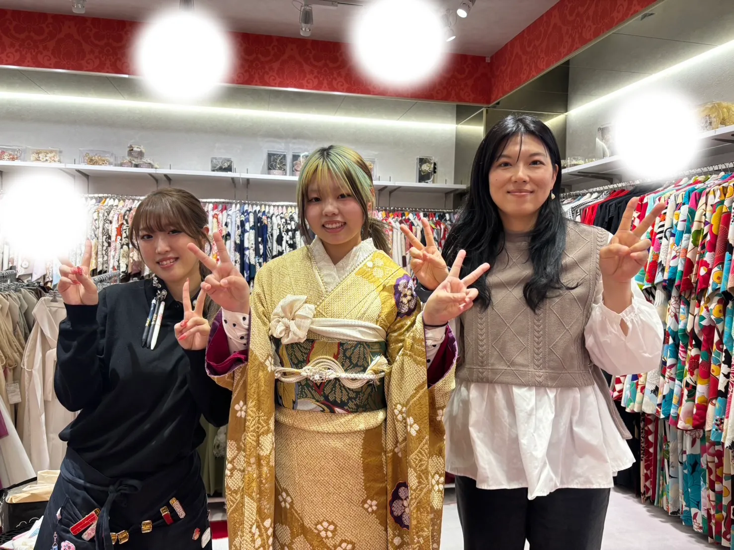 成人式　前撮り　梅田　振袖レンタル　袴レンタル　家族写真　前撮り撮影会
