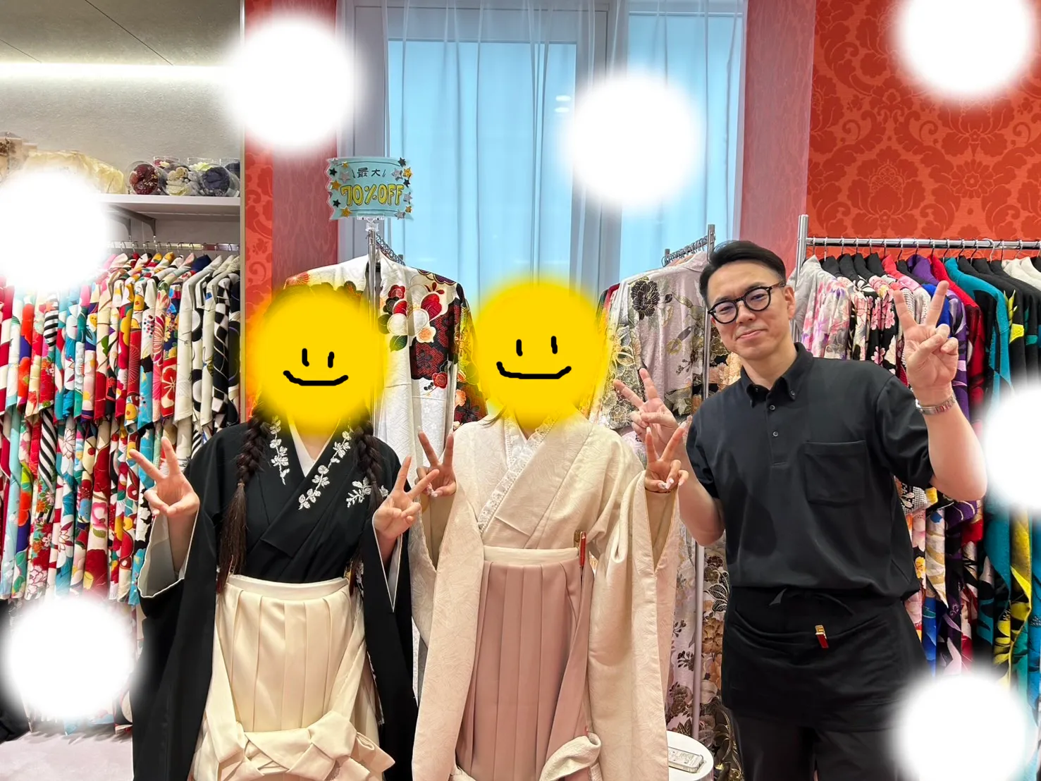 成人式　前撮り　梅田　袴レンタル　卒業式　くすみ