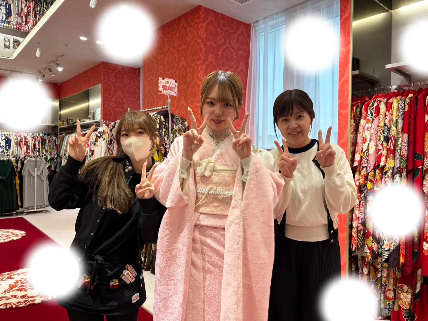 【TAKAZEN大阪梅田本店】♡4日　ふわふわで可愛いnewシュシュのお振袖姫ちゃん♡