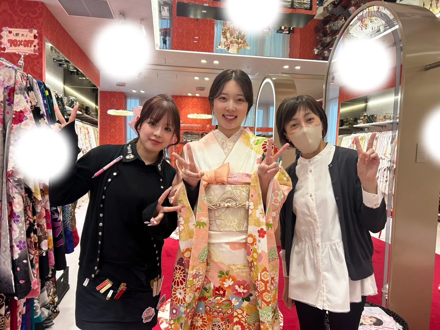 成人式　前撮り　梅田　振袖レンタル　袴レンタル　家族写真　前撮り撮影会