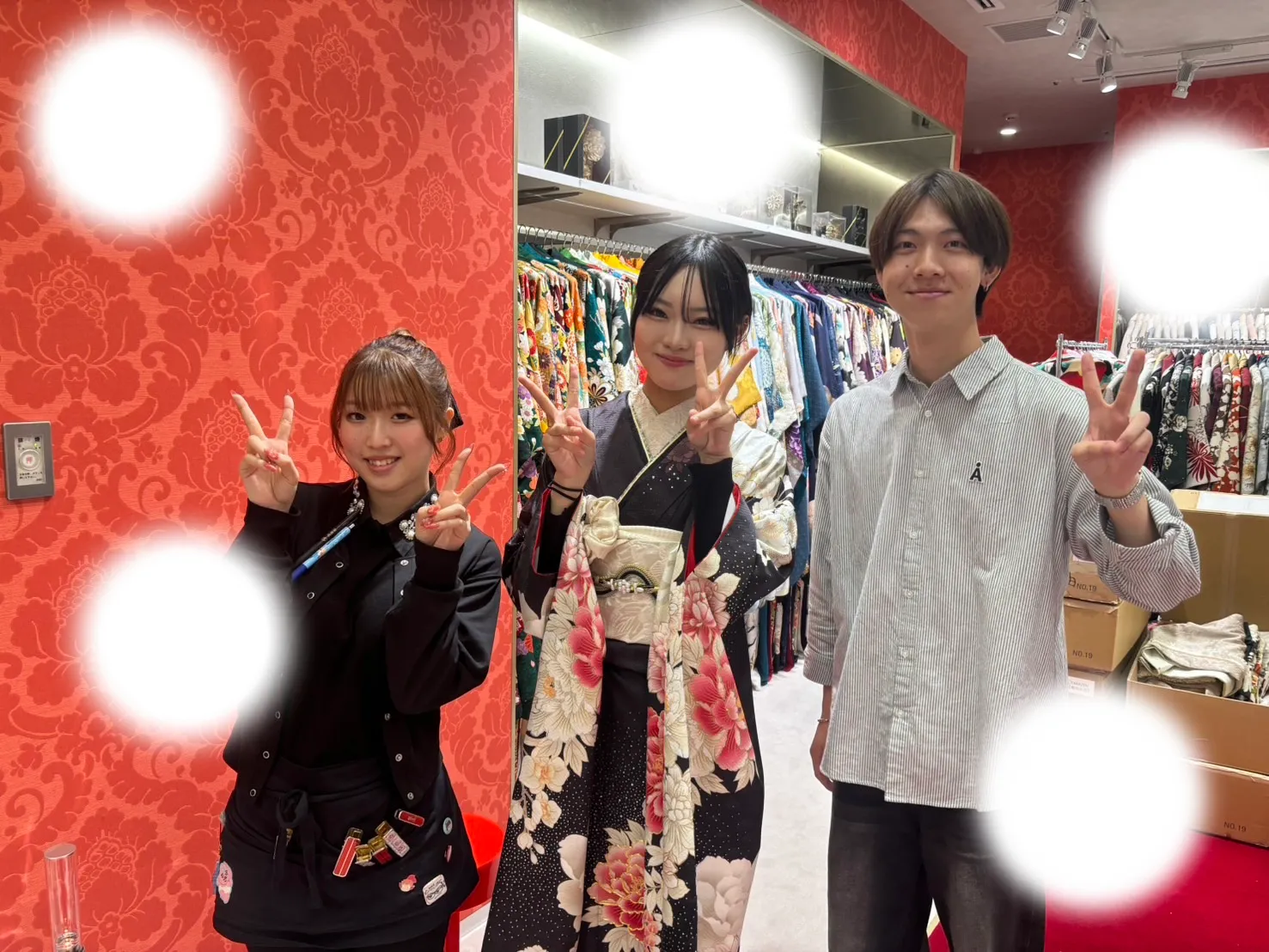 成人式　前撮り　梅田　袴　くすみカラー　かわいい　イマドキ　淡色　古典　タカゼン　撮影