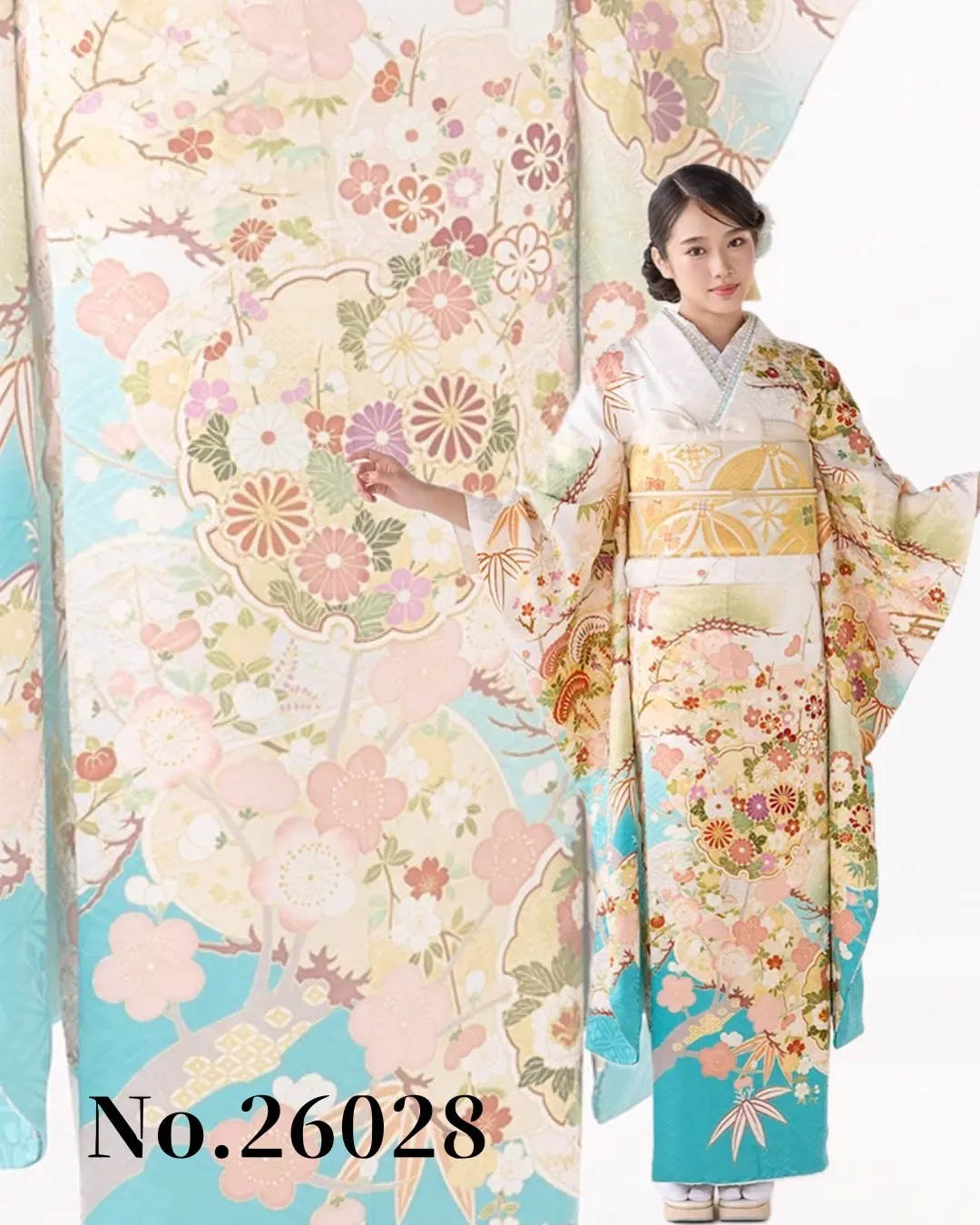 TAKAZEN　タカゼン　takazen堺店　成人式振袖レンタル　古典柄　王道　綺麗　かわいい　堺市エリア
