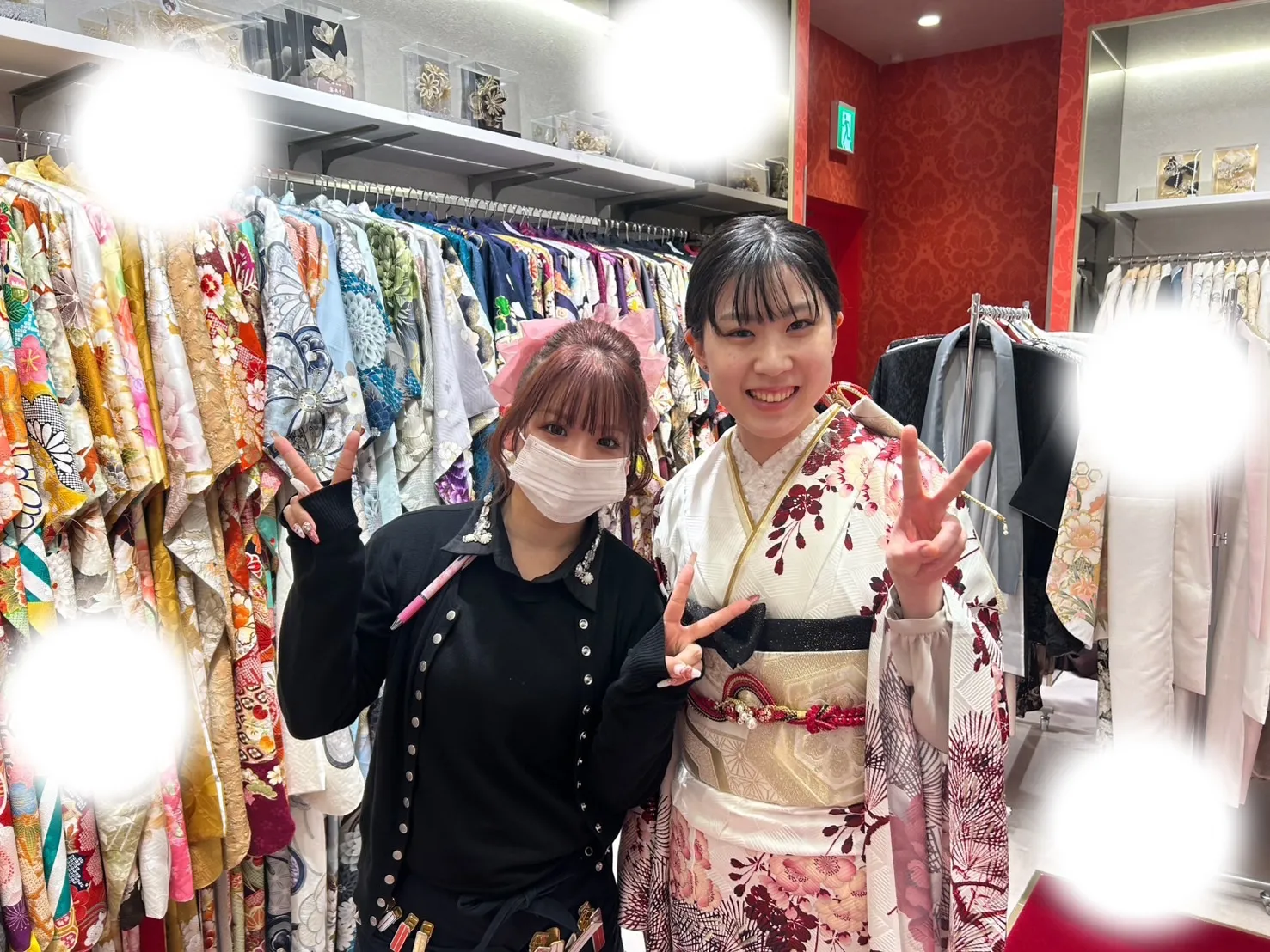 成人式　前撮り　梅田　袴　くすみカラー　かわいい　イマドキ　淡色　古典　タカゼン　撮影
