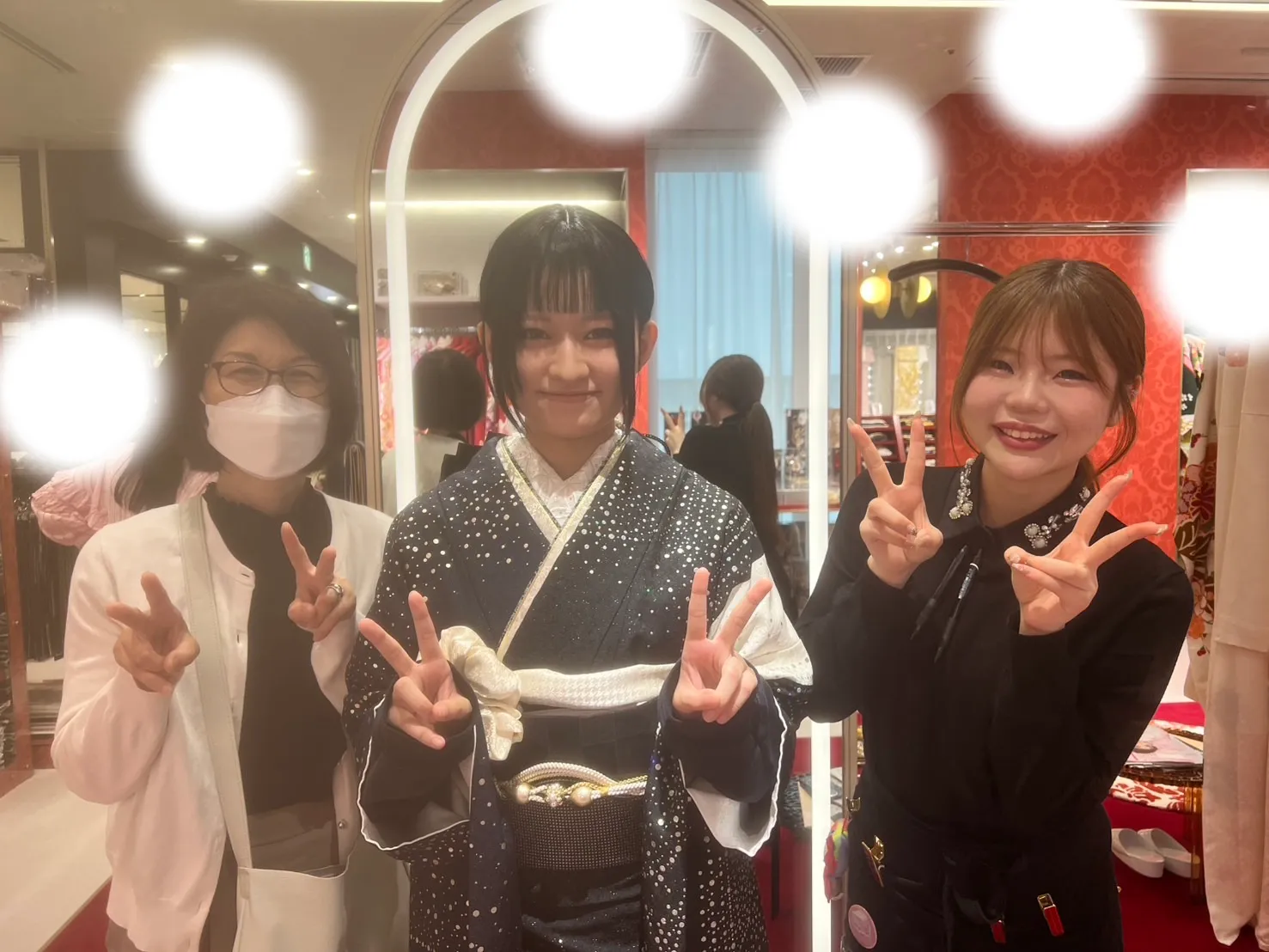 成人式　前撮り　梅田　振袖レンタル　袴レンタル　家族写真　前撮り撮影会