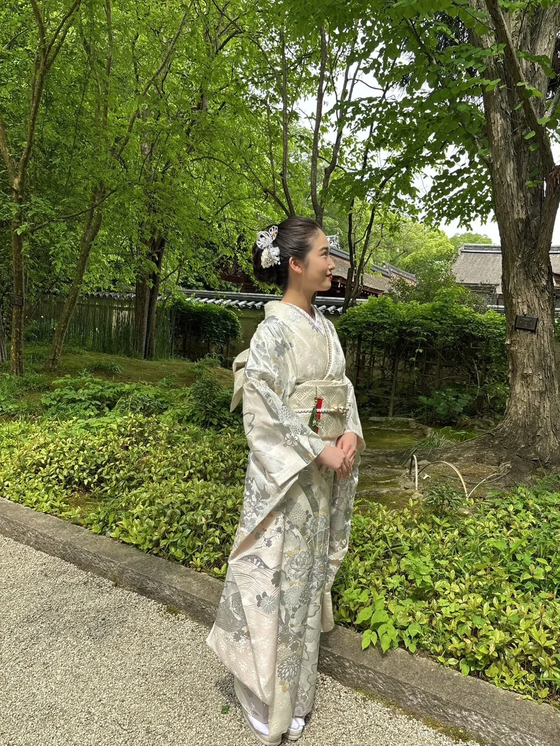 天翔愛　振袖　京都　祭り