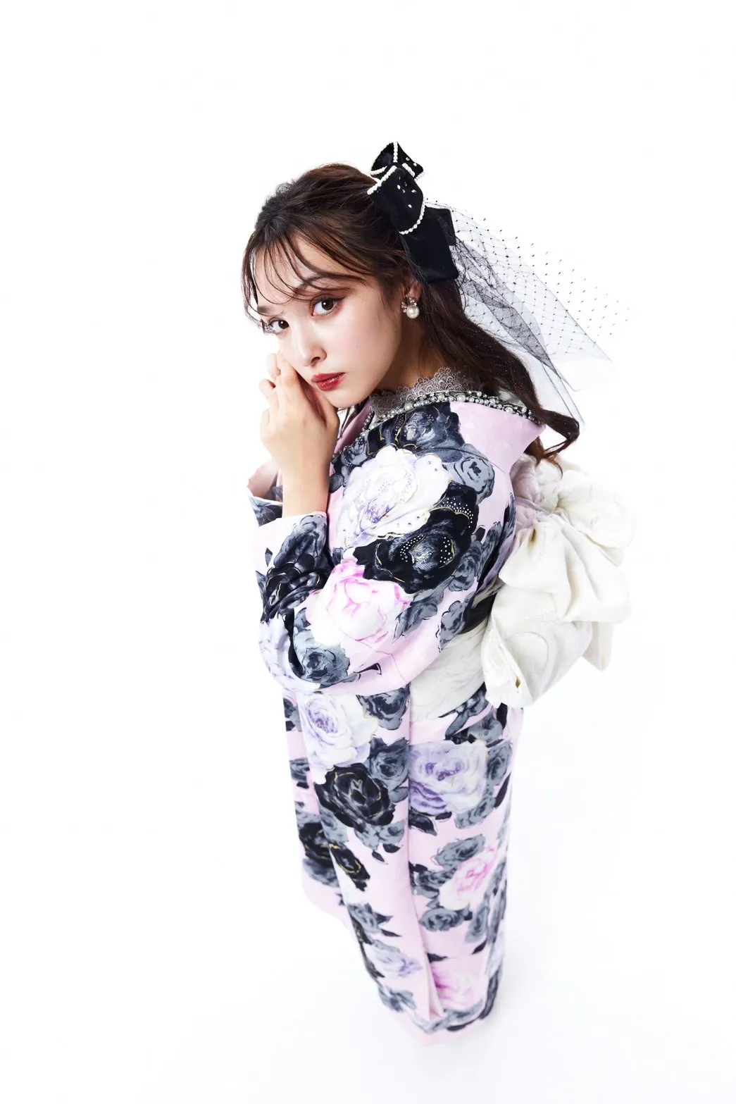 成人式　香川るな　キラキラ振袖　梅田