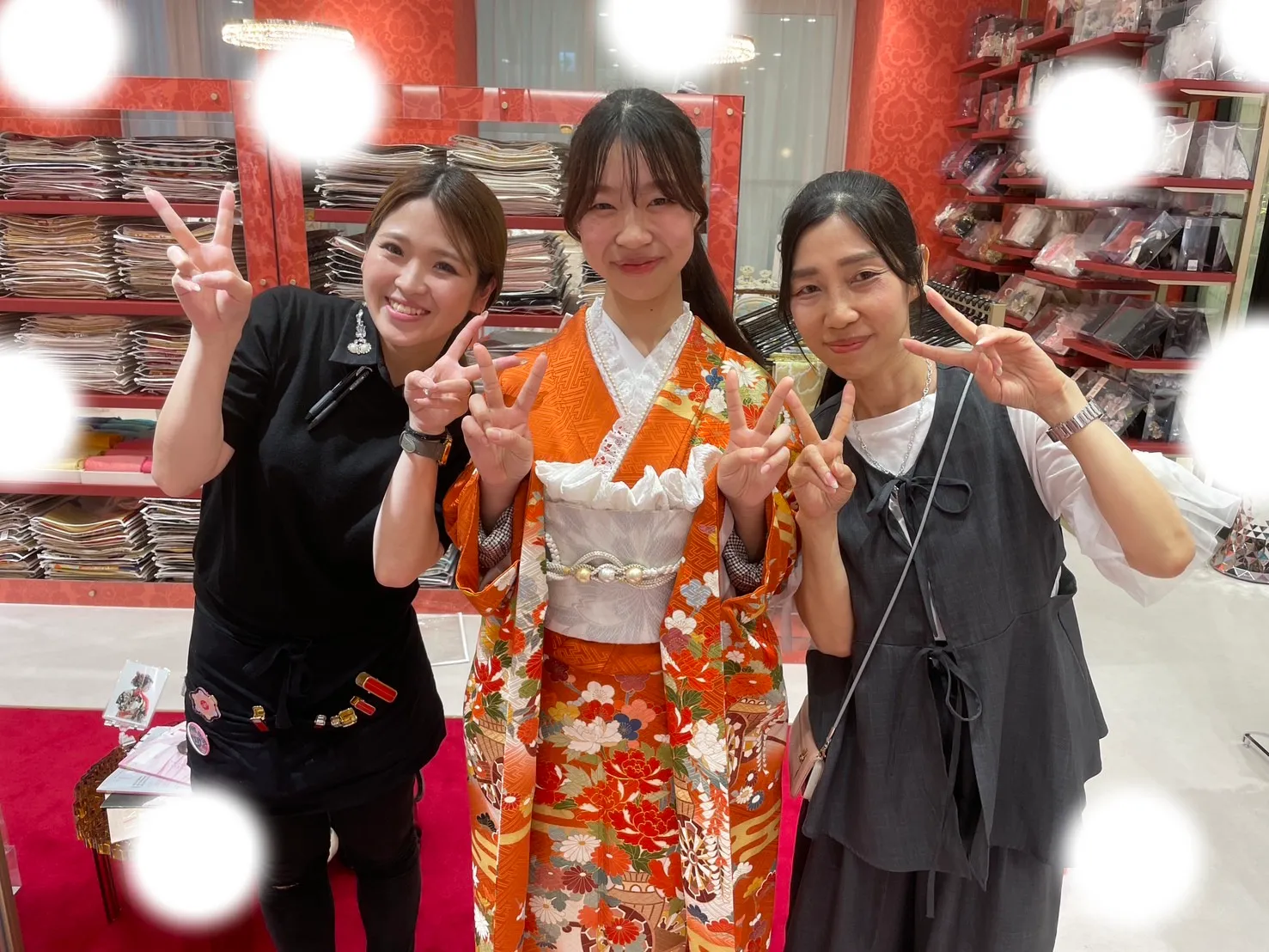 【TAKAZEN大阪梅田本店】♡21日　お持ち込みお振袖姫ちゃん♡