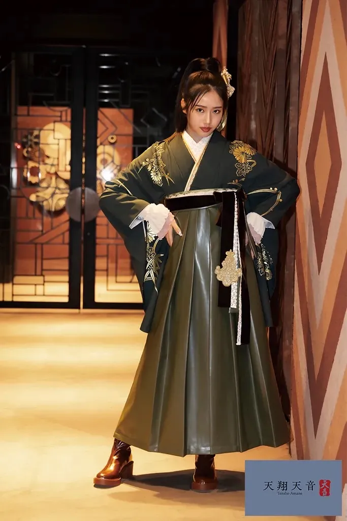 TAKAZEN　堺　卒業式　袴　黒　クール　かっこいい