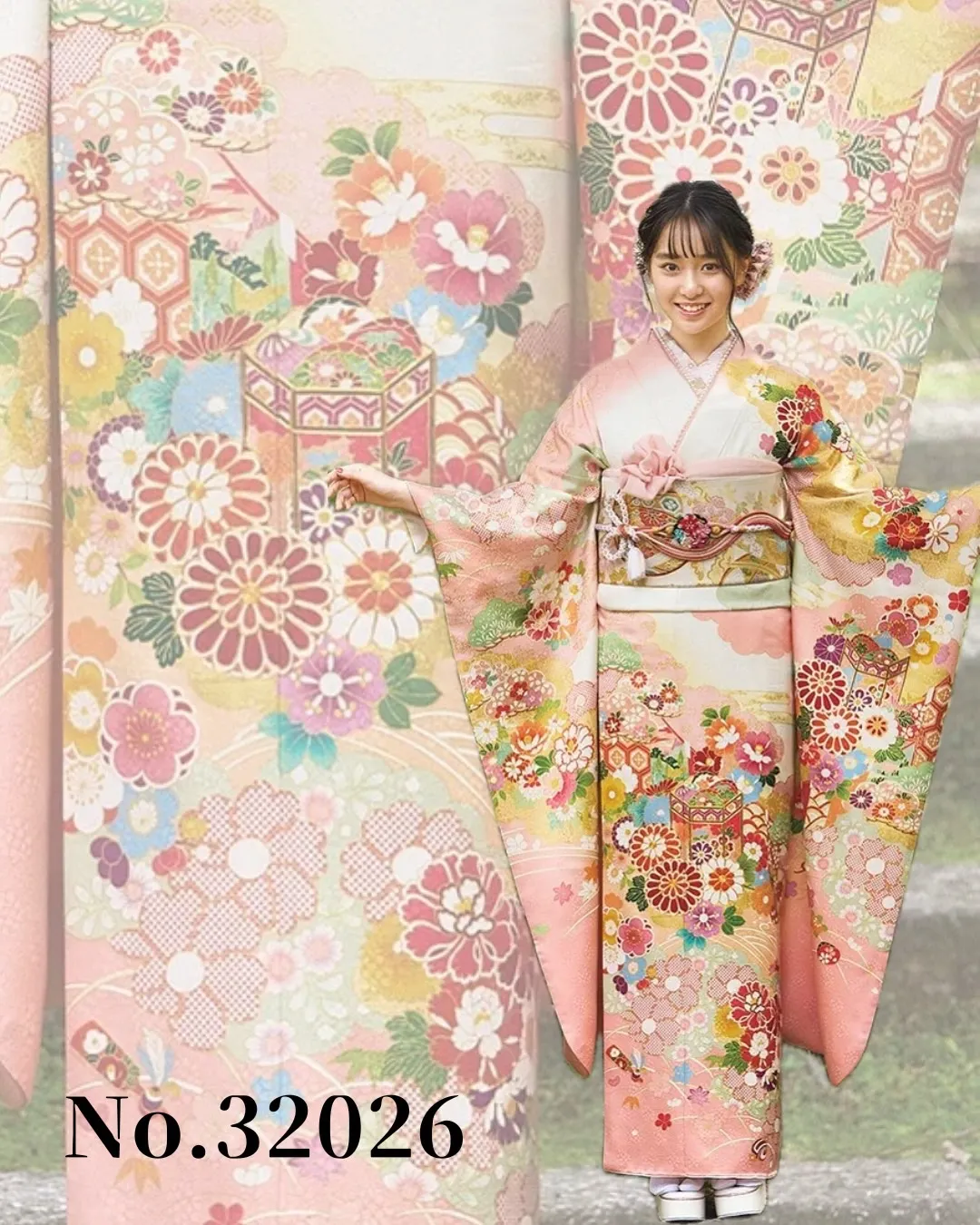 TAKAZEN　タカゼン　takazen堺店　成人式振袖レンタル　古典柄　王道　綺麗　かわいい　堺市エリア