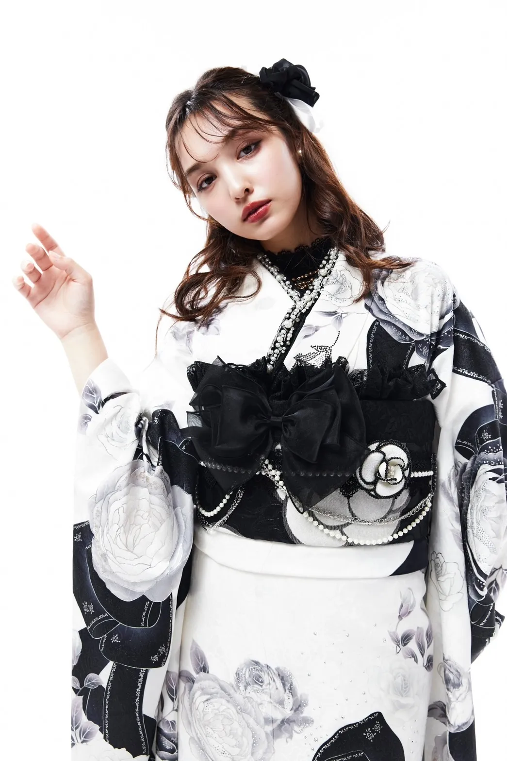 成人式　香川るな　キラキラ振袖　梅田